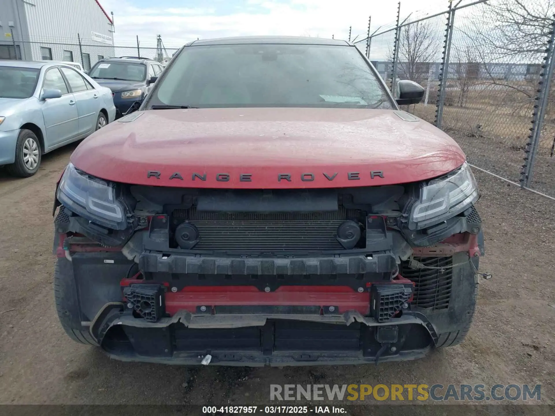 13 Photograph of a damaged car SALYL2EX8KA783134 LAND ROVER RANGE ROVER VELAR 2019