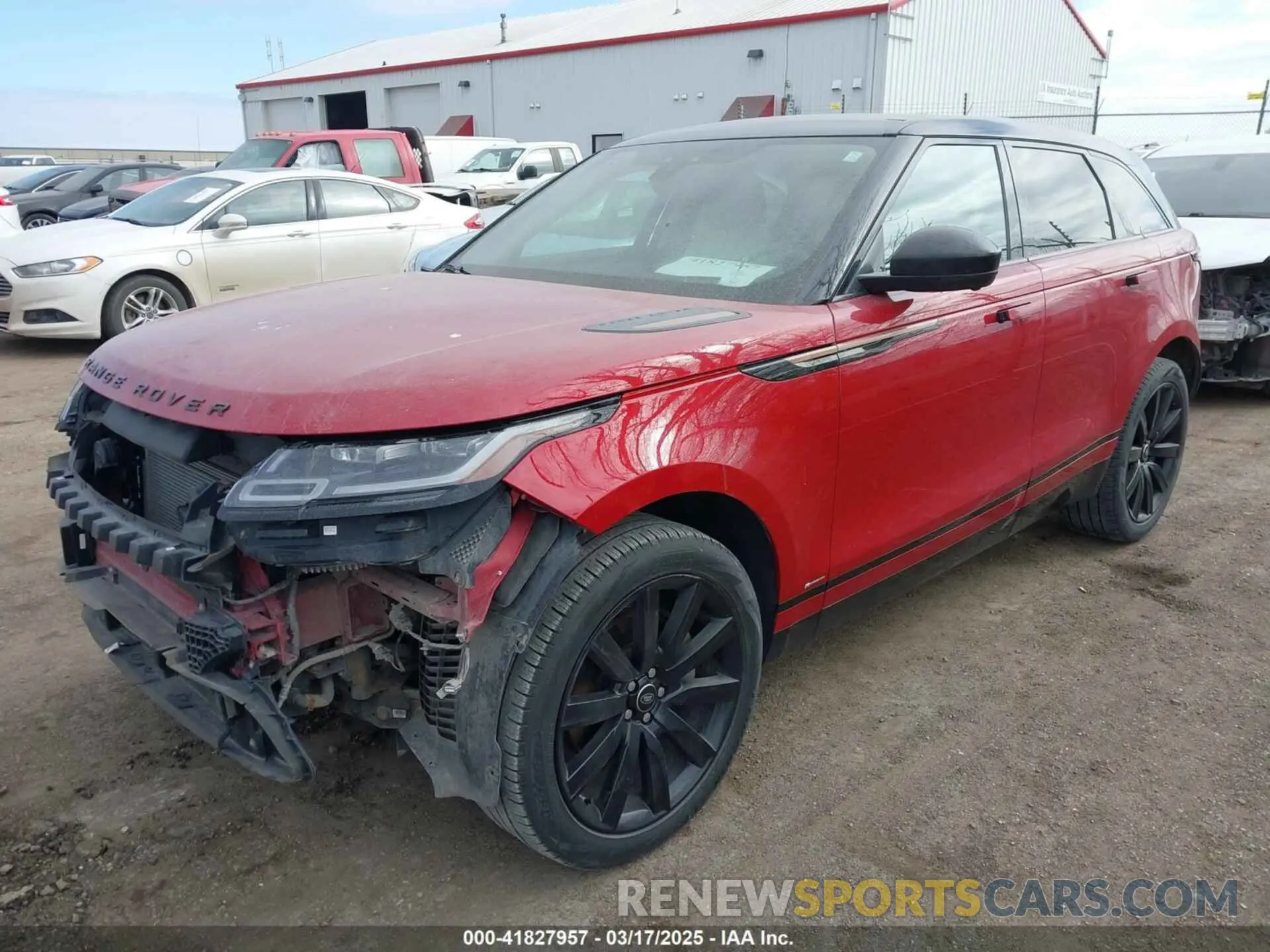 2 Photograph of a damaged car SALYL2EX8KA783134 LAND ROVER RANGE ROVER VELAR 2019