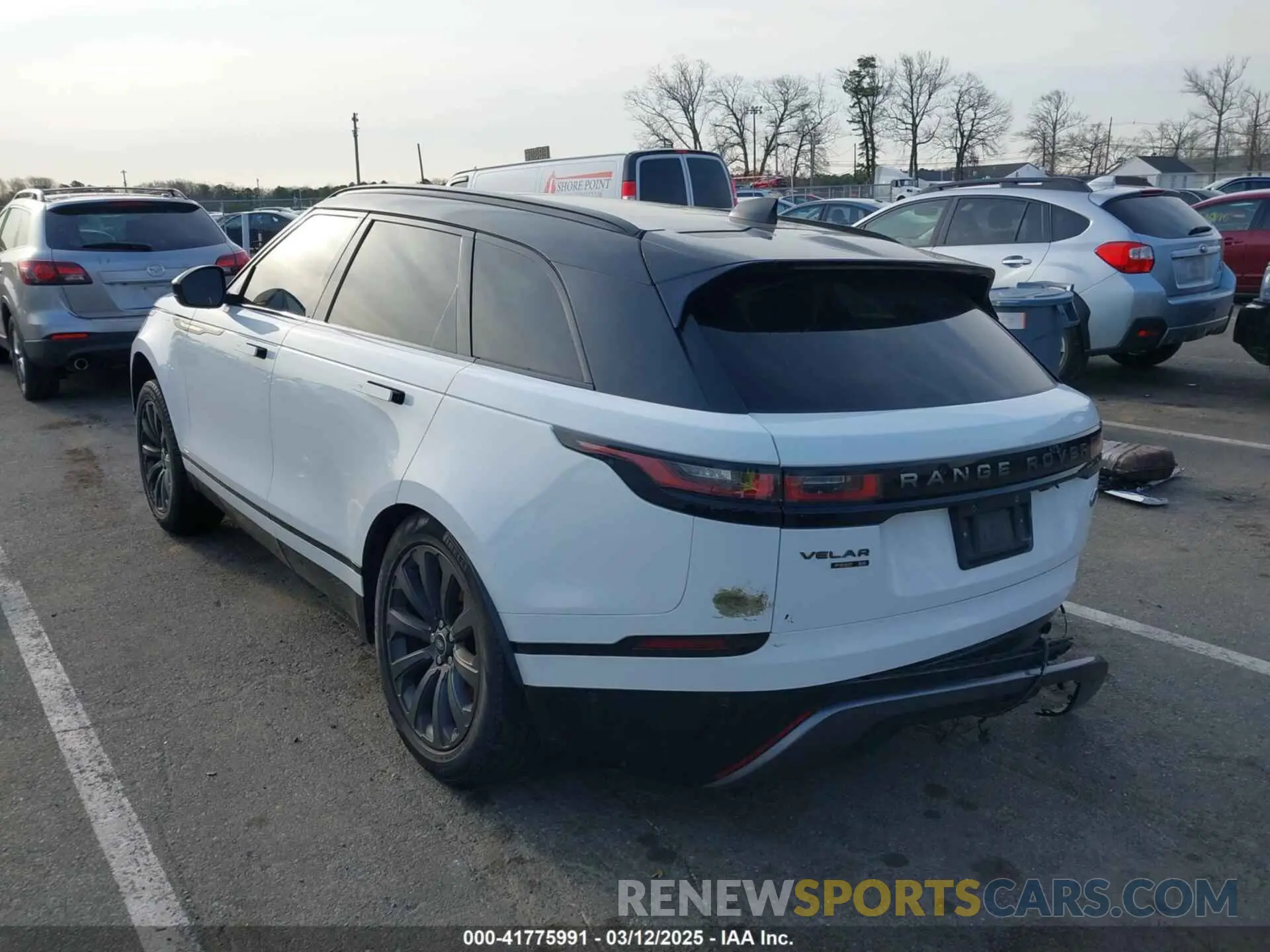 3 Photograph of a damaged car SALYL2EX9KA782364 LAND ROVER RANGE ROVER VELAR 2019