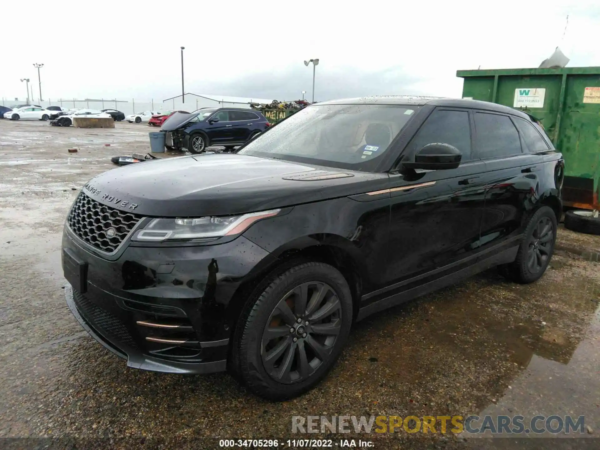 2 Photograph of a damaged car SALYL2EX9KA794840 LAND ROVER RANGE ROVER VELAR 2019