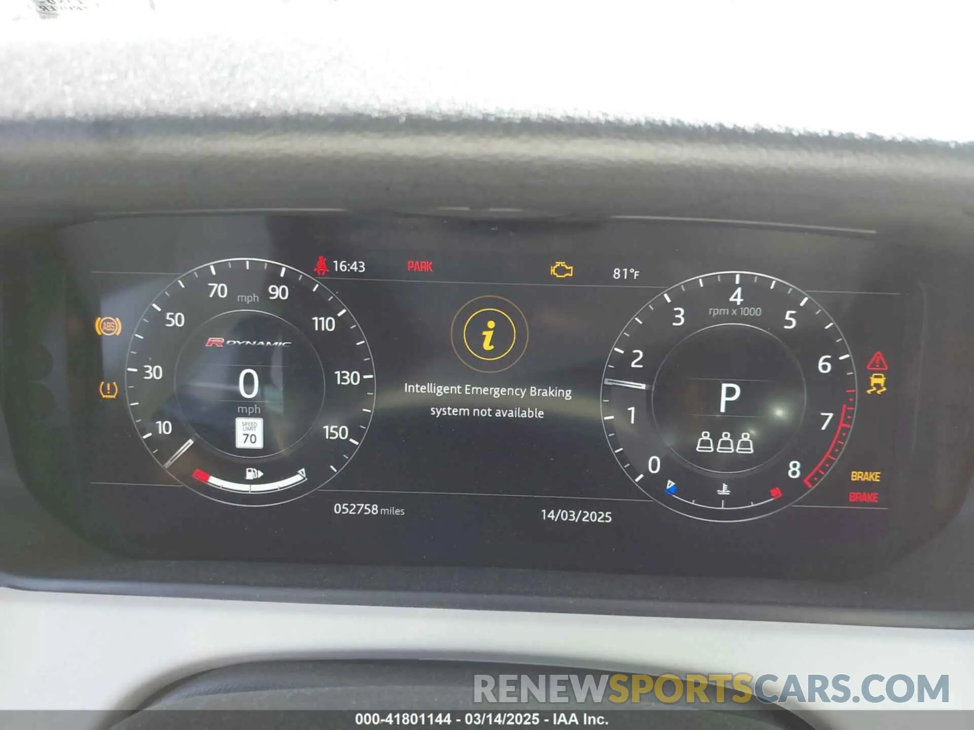 7 Photograph of a damaged car SALYL2EXXKA210087 LAND ROVER RANGE ROVER VELAR 2019