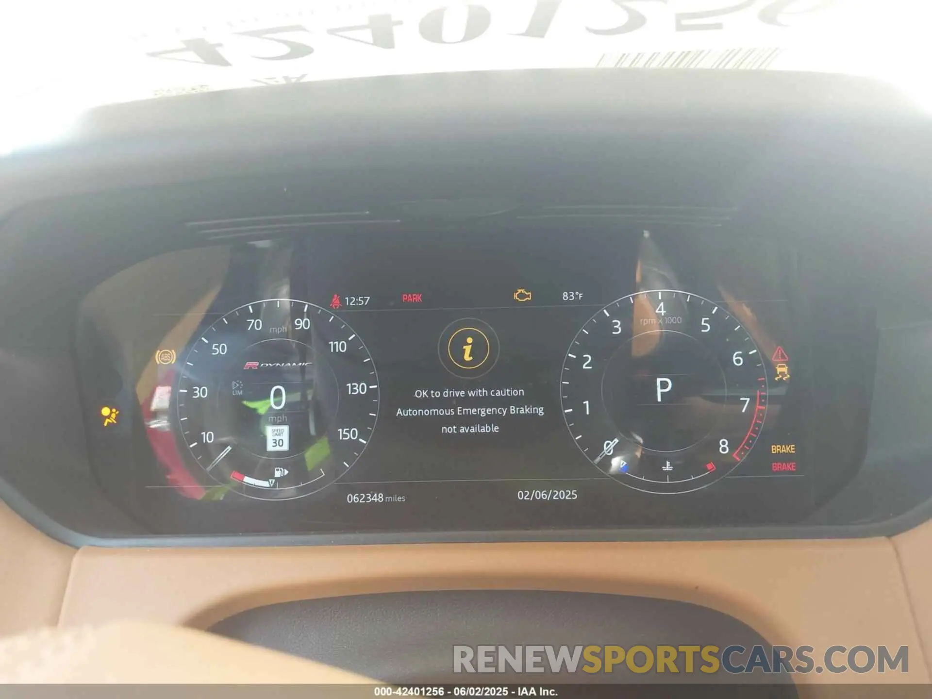 7 Photograph of a damaged car SALYL2EXXKA217539 LAND ROVER RANGE ROVER VELAR 2019