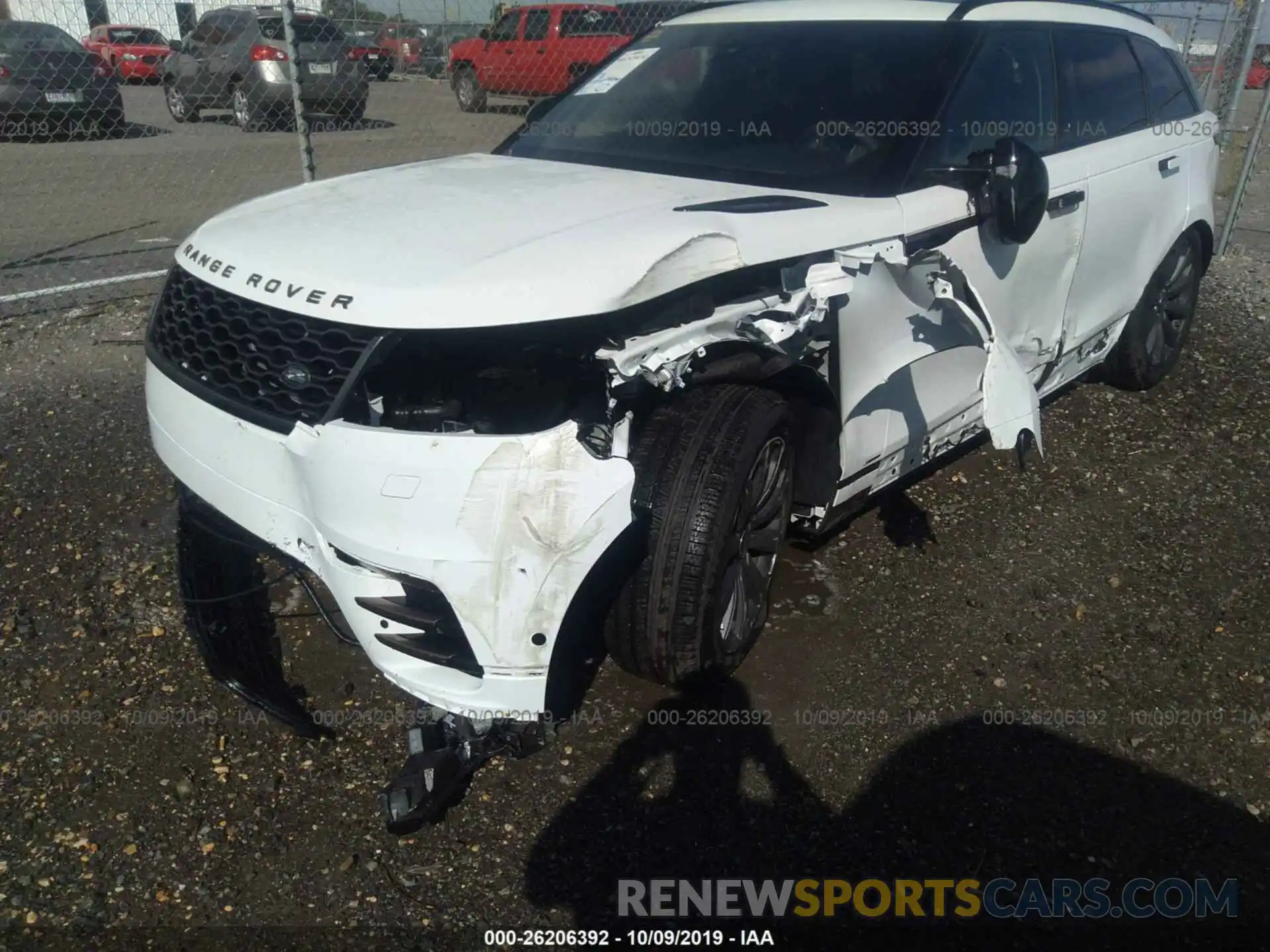 6 Photograph of a damaged car SALYL2FV0KA219359 LAND ROVER RANGE ROVER VELAR 2019