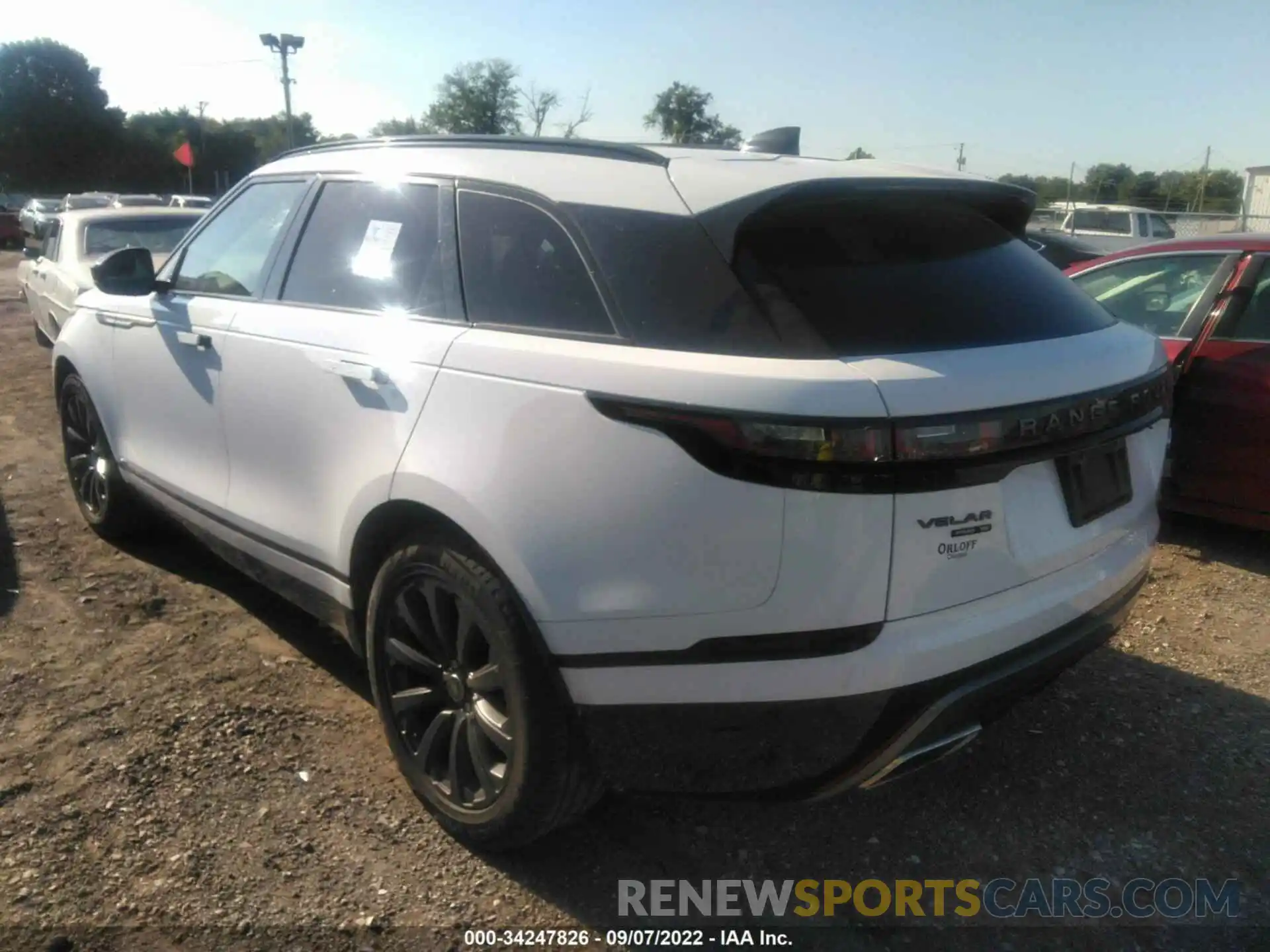 3 Photograph of a damaged car SALYL2FVXKA228277 LAND ROVER RANGE ROVER VELAR 2019