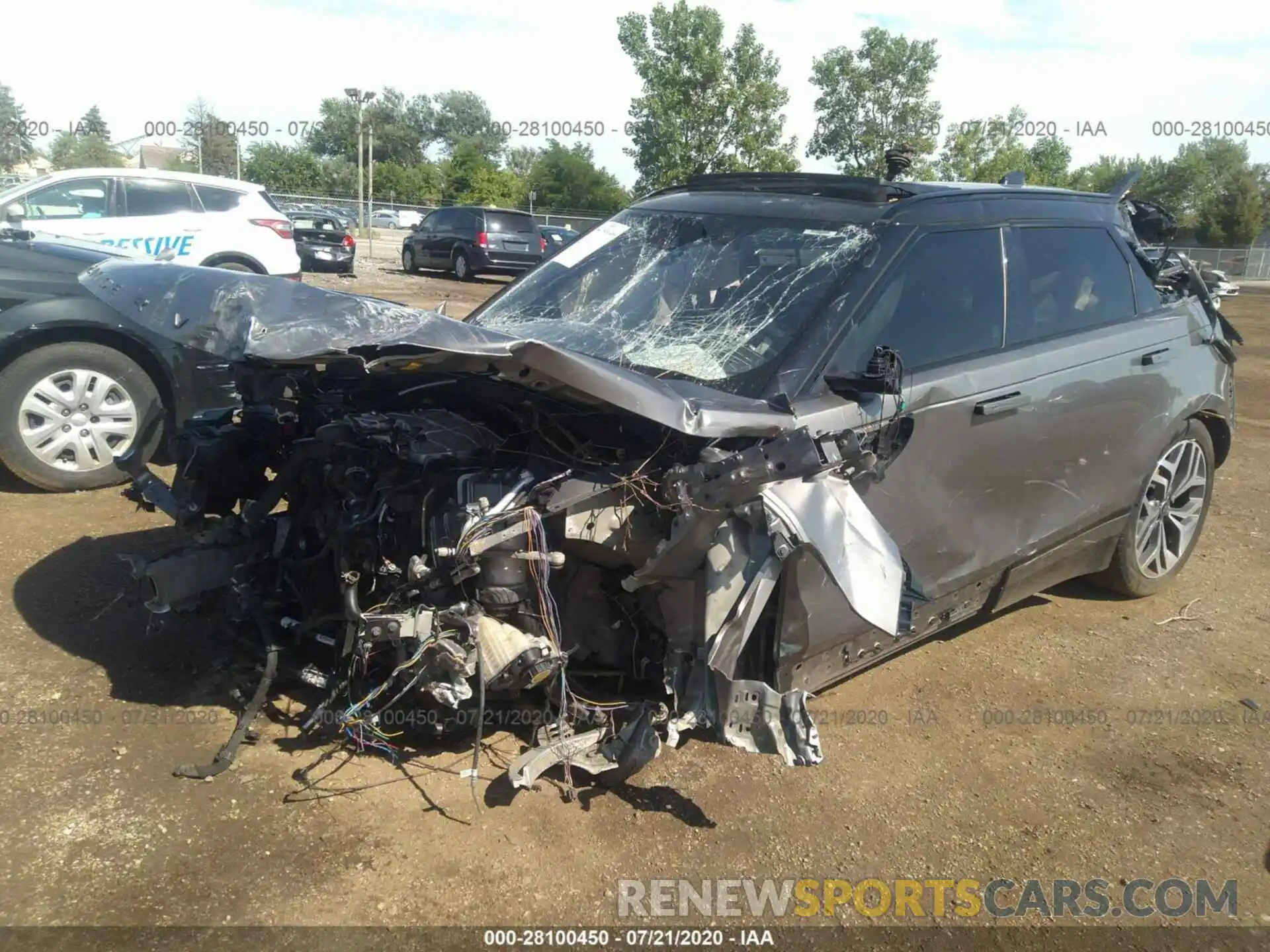 2 Photograph of a damaged car SALYM2EV4KA791226 LAND ROVER RANGE ROVER VELAR 2019