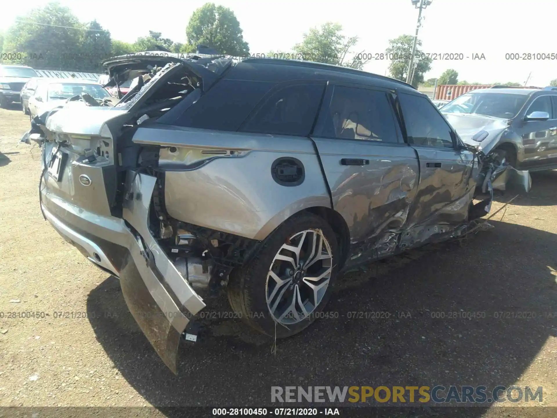 4 Photograph of a damaged car SALYM2EV4KA791226 LAND ROVER RANGE ROVER VELAR 2019