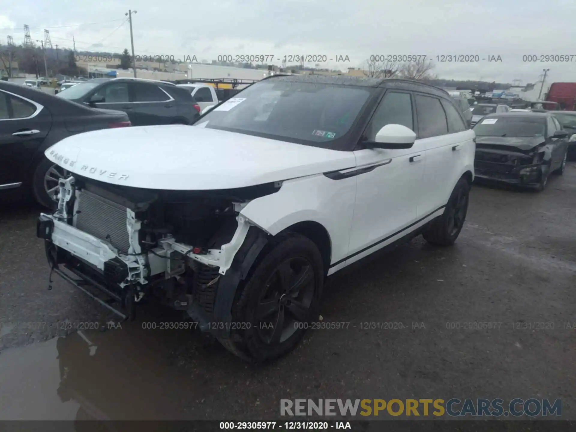 2 Photograph of a damaged car SALYB2EX1LA239823 LAND ROVER RANGE ROVER VELAR 2020