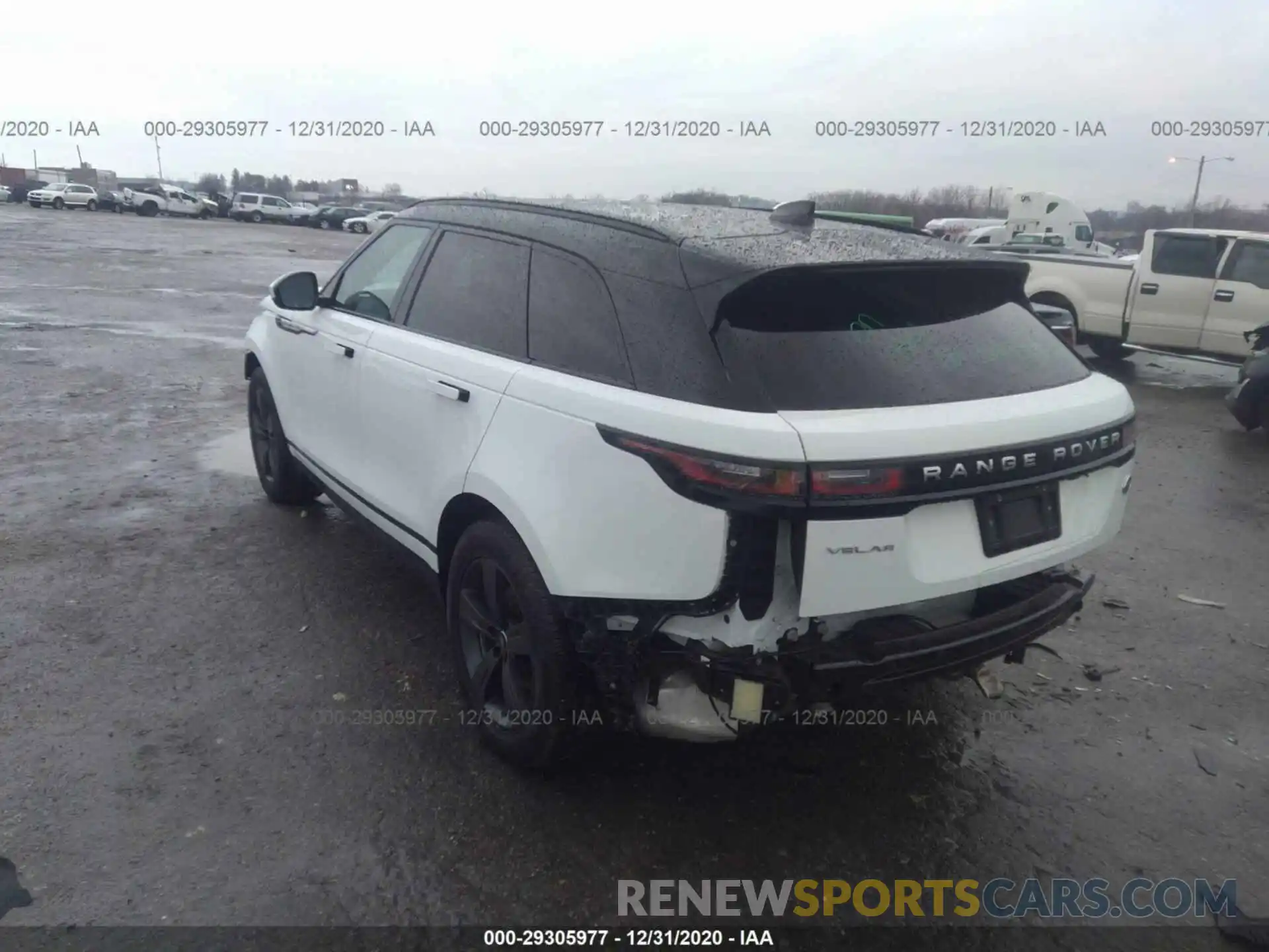 3 Photograph of a damaged car SALYB2EX1LA239823 LAND ROVER RANGE ROVER VELAR 2020