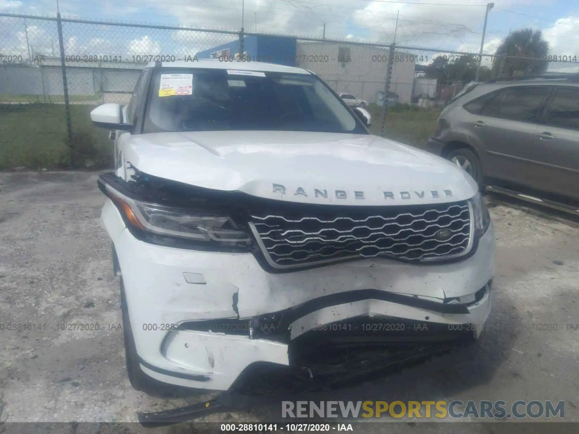 6 Photograph of a damaged car SALYB2EX1LA258954 LAND ROVER RANGE ROVER VELAR 2020