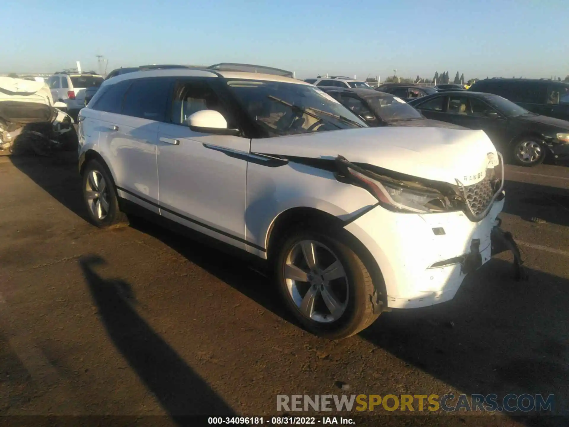 1 Photograph of a damaged car SALYB2EX1LA285443 LAND ROVER RANGE ROVER VELAR 2020