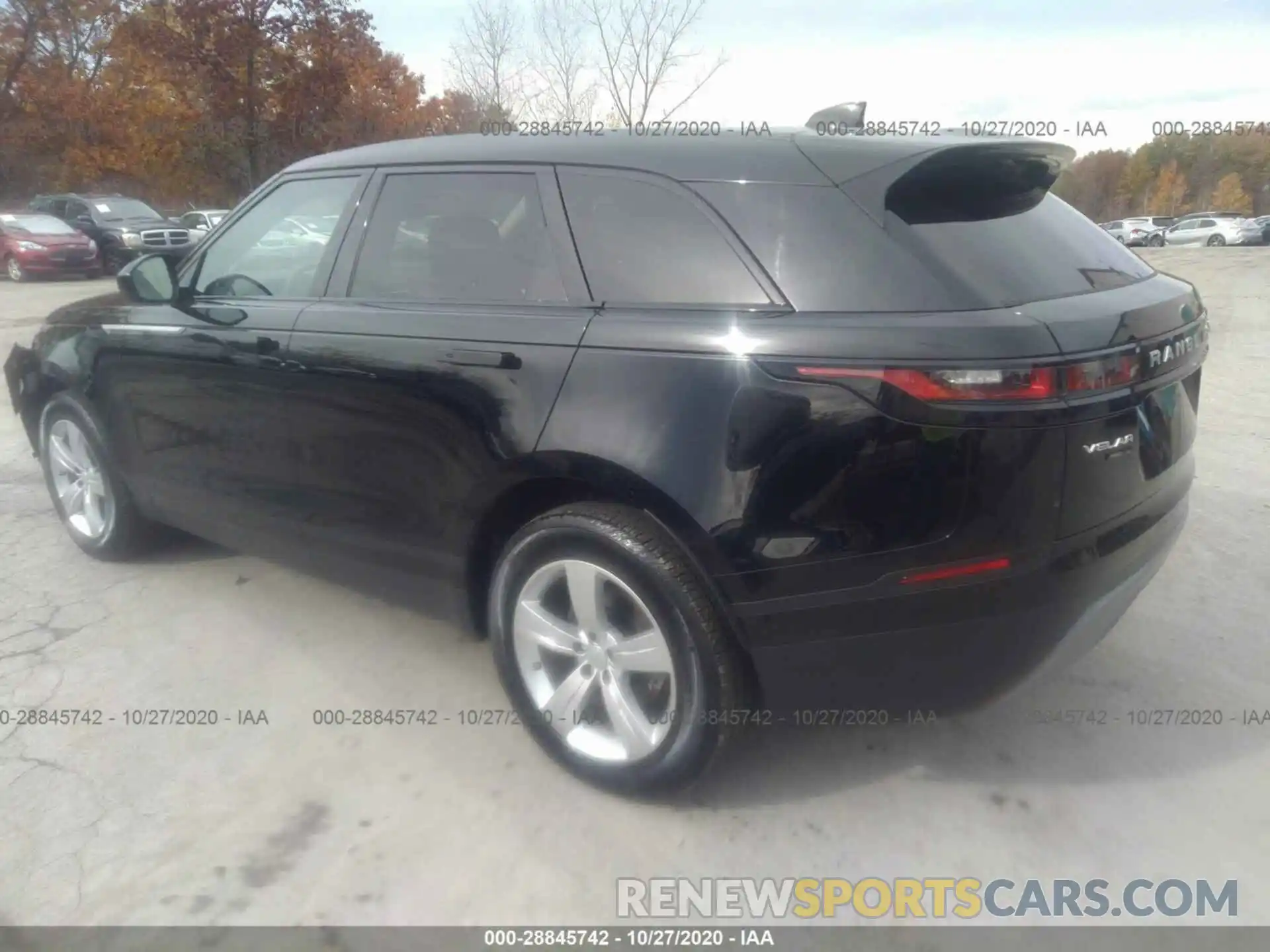 3 Photograph of a damaged car SALYB2EX2LA250944 LAND ROVER RANGE ROVER VELAR 2020