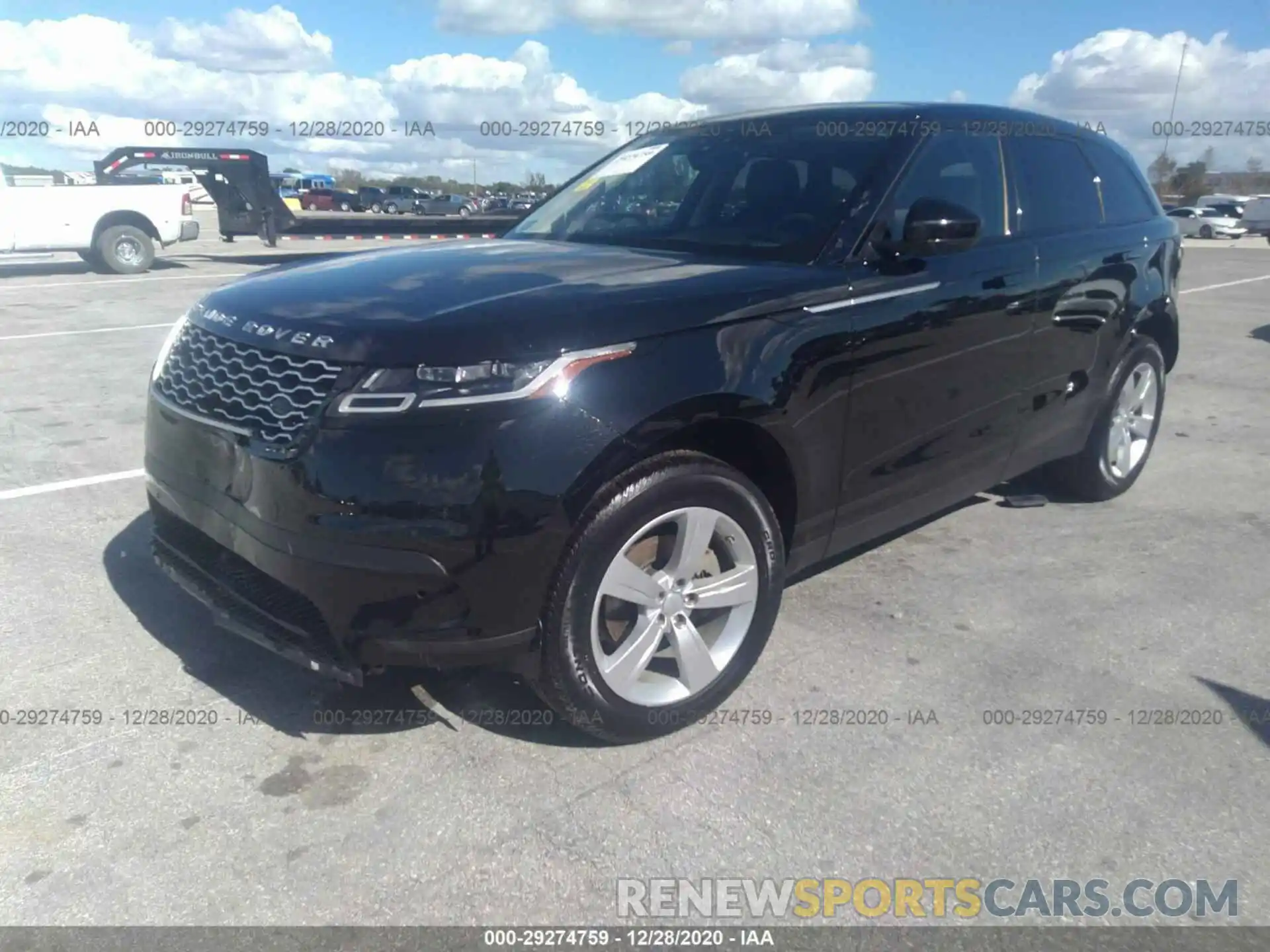 2 Photograph of a damaged car SALYB2EX2LA265637 LAND ROVER RANGE ROVER VELAR 2020