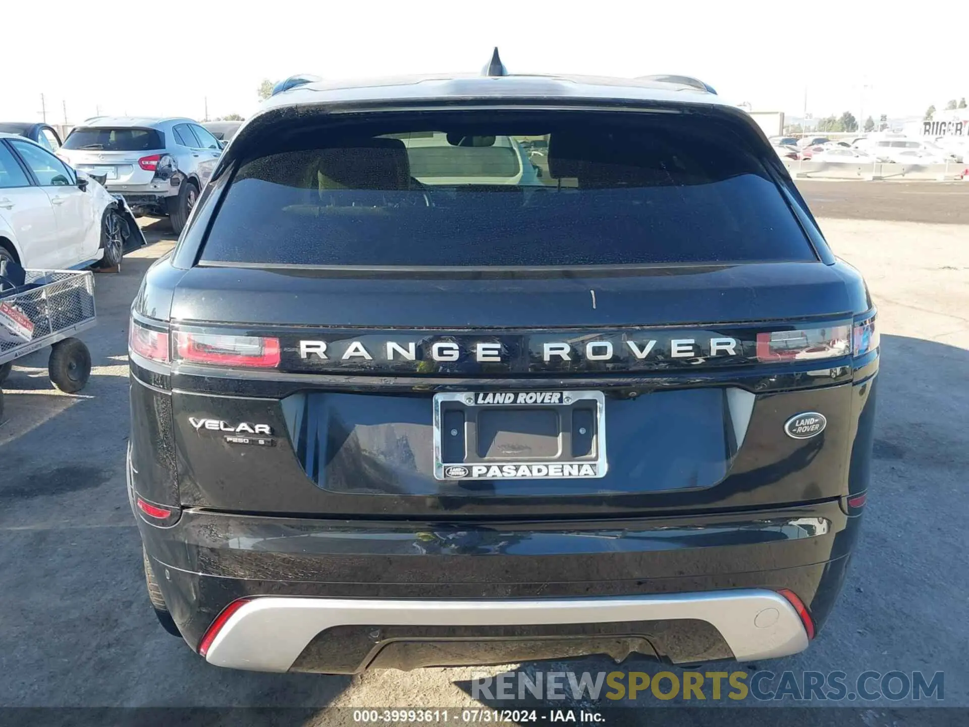 16 Photograph of a damaged car SALYB2EX2LA290537 LAND ROVER RANGE ROVER VELAR 2020