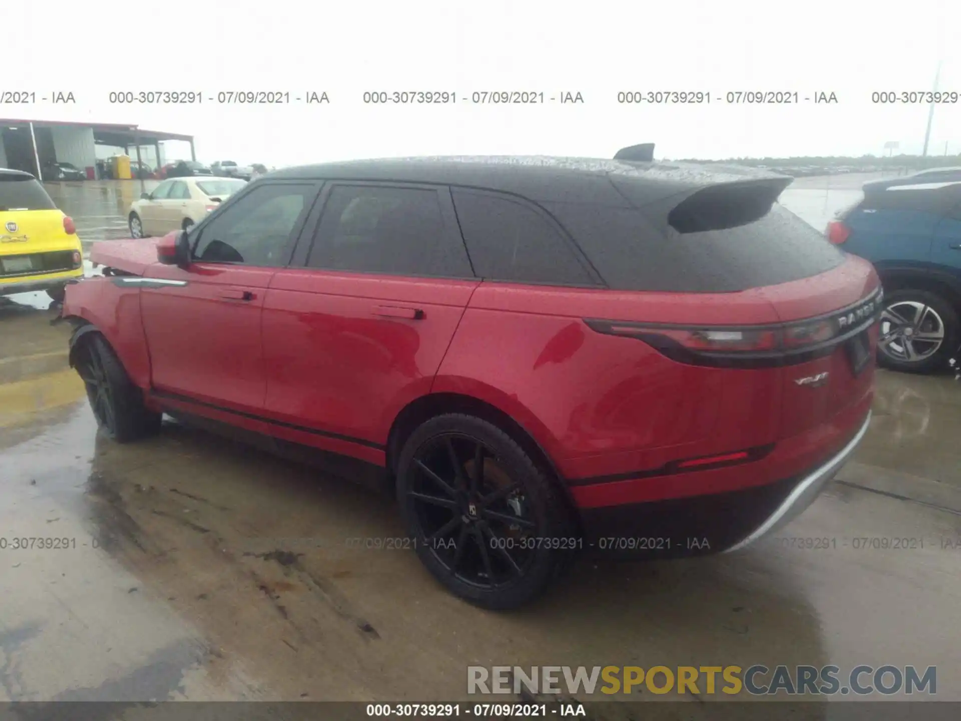 3 Photograph of a damaged car SALYB2EX3LA240066 LAND ROVER RANGE ROVER VELAR 2020