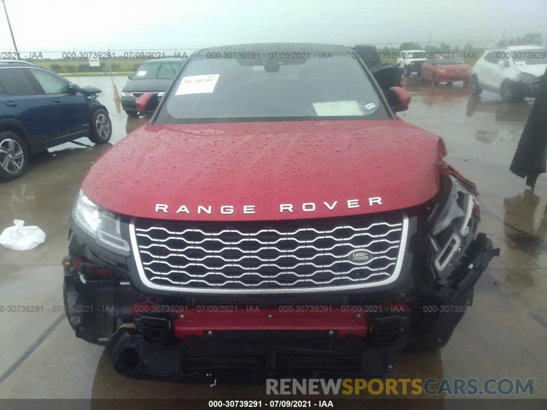 6 Photograph of a damaged car SALYB2EX3LA240066 LAND ROVER RANGE ROVER VELAR 2020