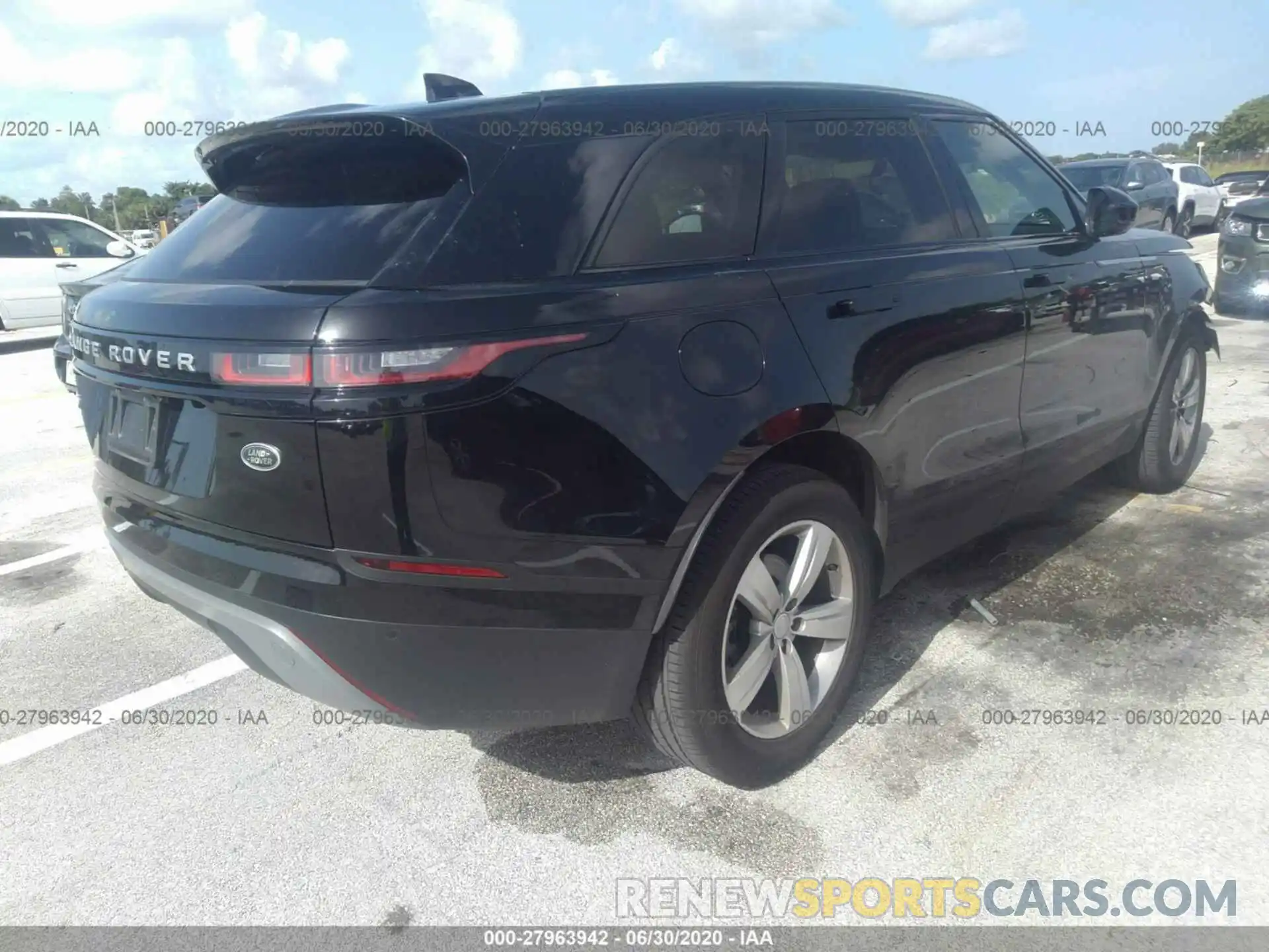 4 Photograph of a damaged car SALYB2EX3LA247972 LAND ROVER RANGE ROVER VELAR 2020