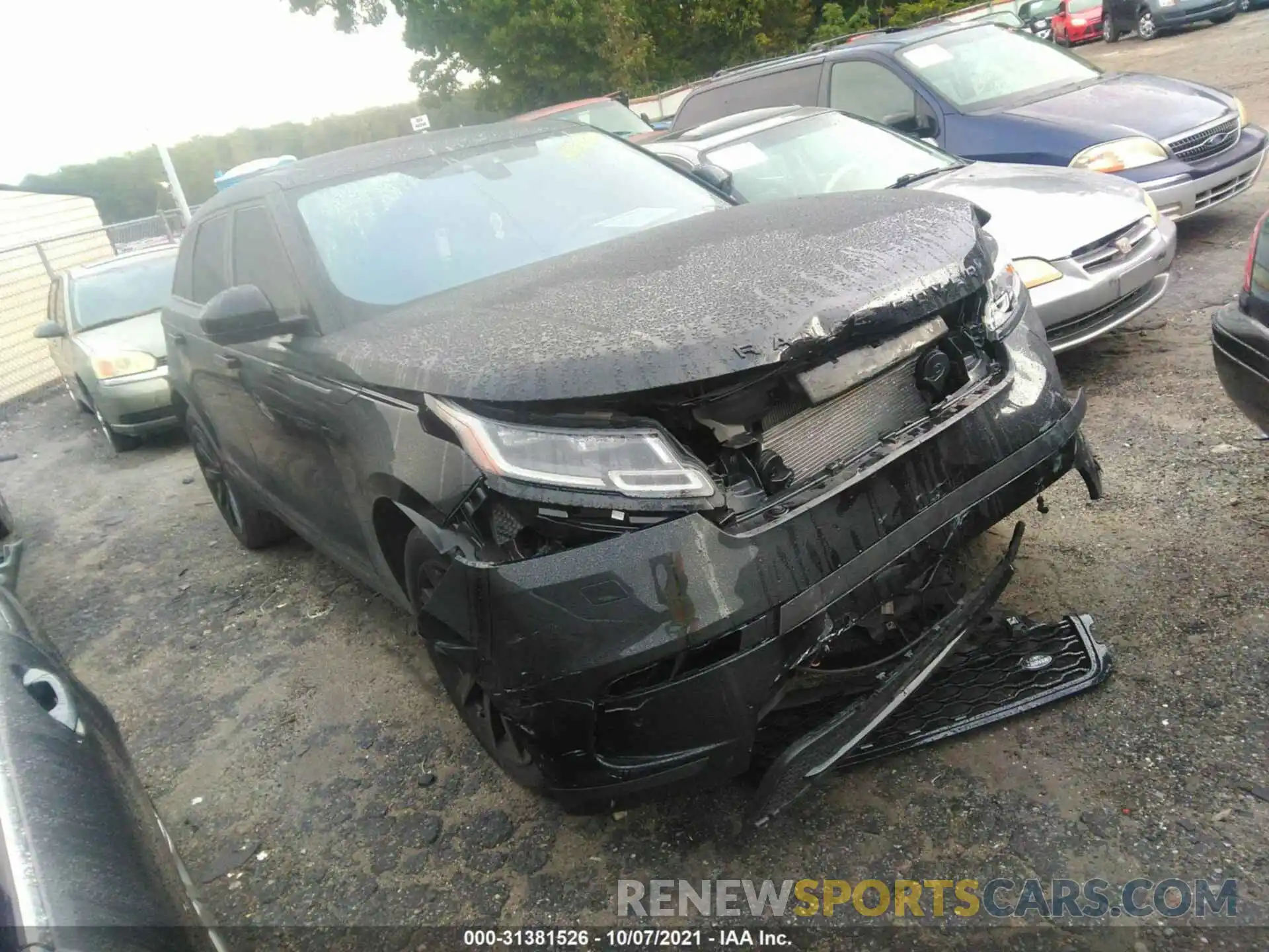 1 Photograph of a damaged car SALYB2EX5LA295313 LAND ROVER RANGE ROVER VELAR 2020