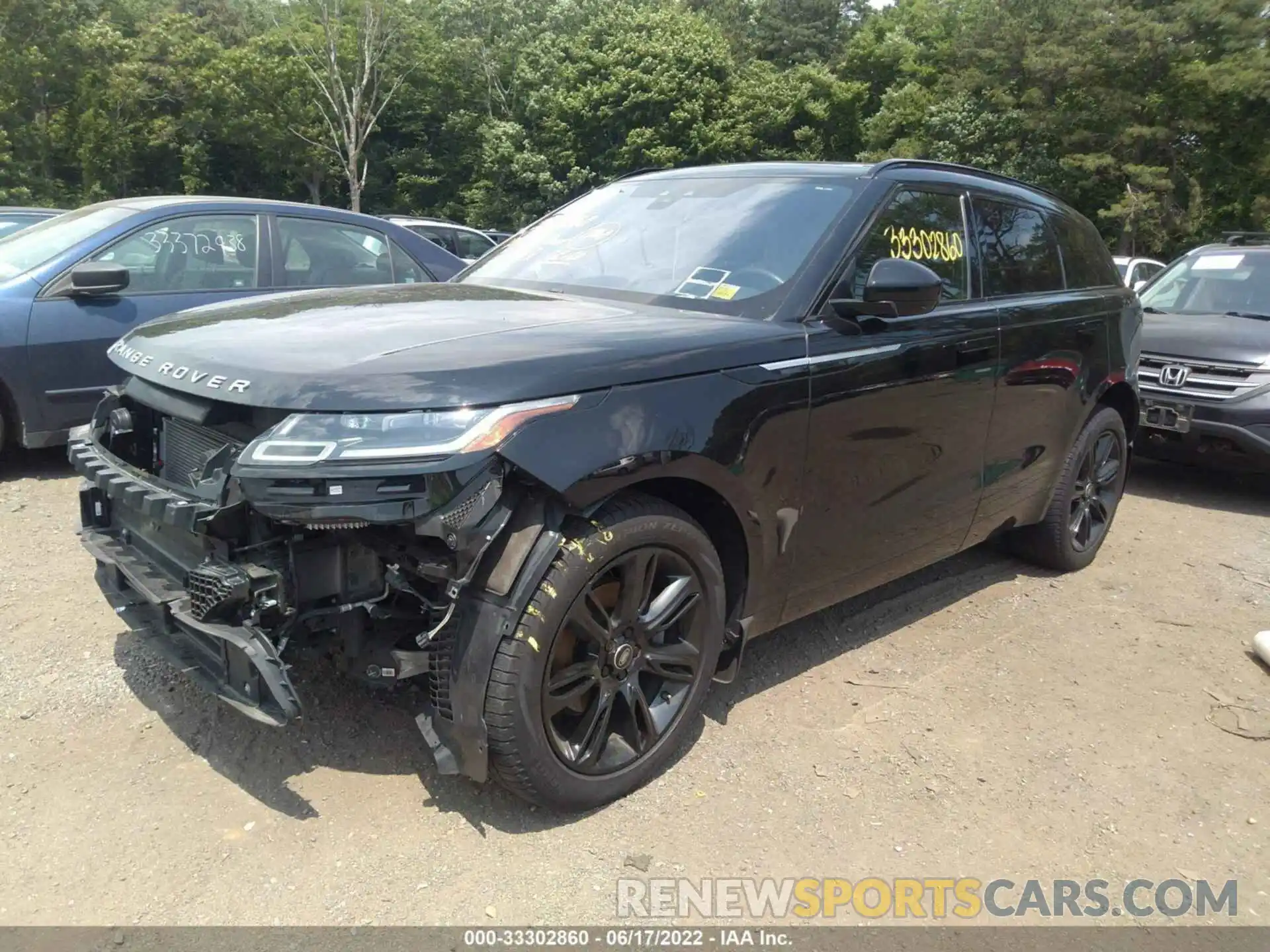 2 Photograph of a damaged car SALYB2EX6LA287270 LAND ROVER RANGE ROVER VELAR 2020