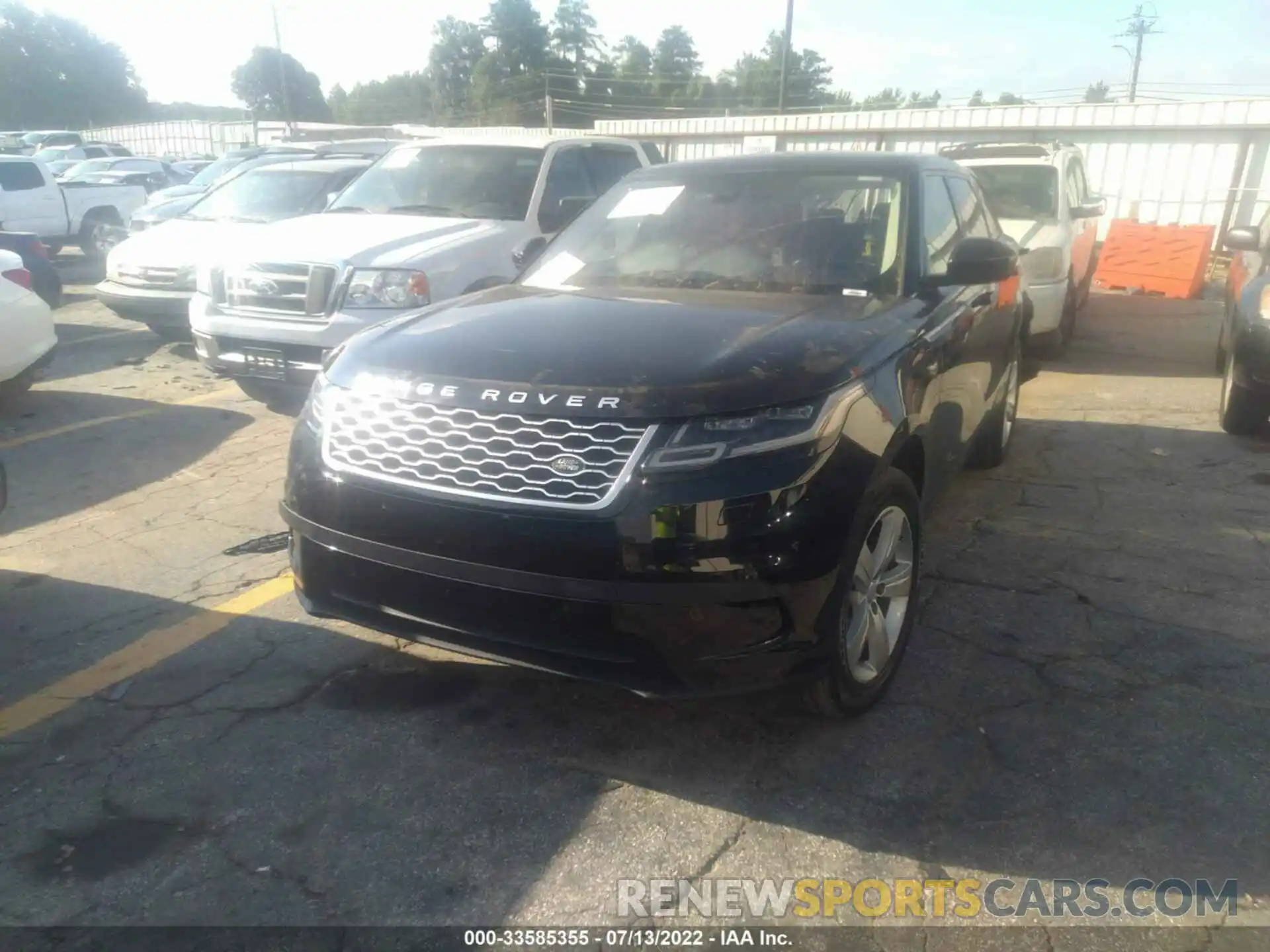 2 Photograph of a damaged car SALYB2EX7LA249644 LAND ROVER RANGE ROVER VELAR 2020