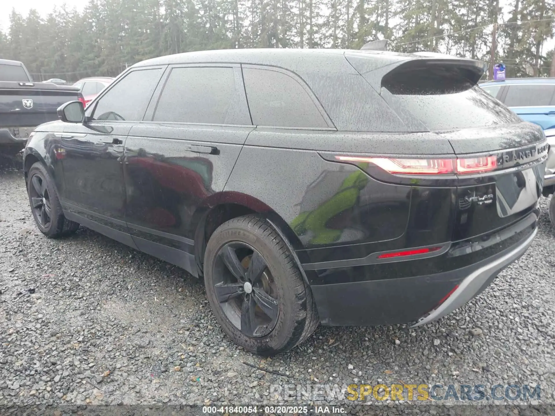 3 Photograph of a damaged car SALYB2EX7LA265410 LAND ROVER RANGE ROVER VELAR 2020
