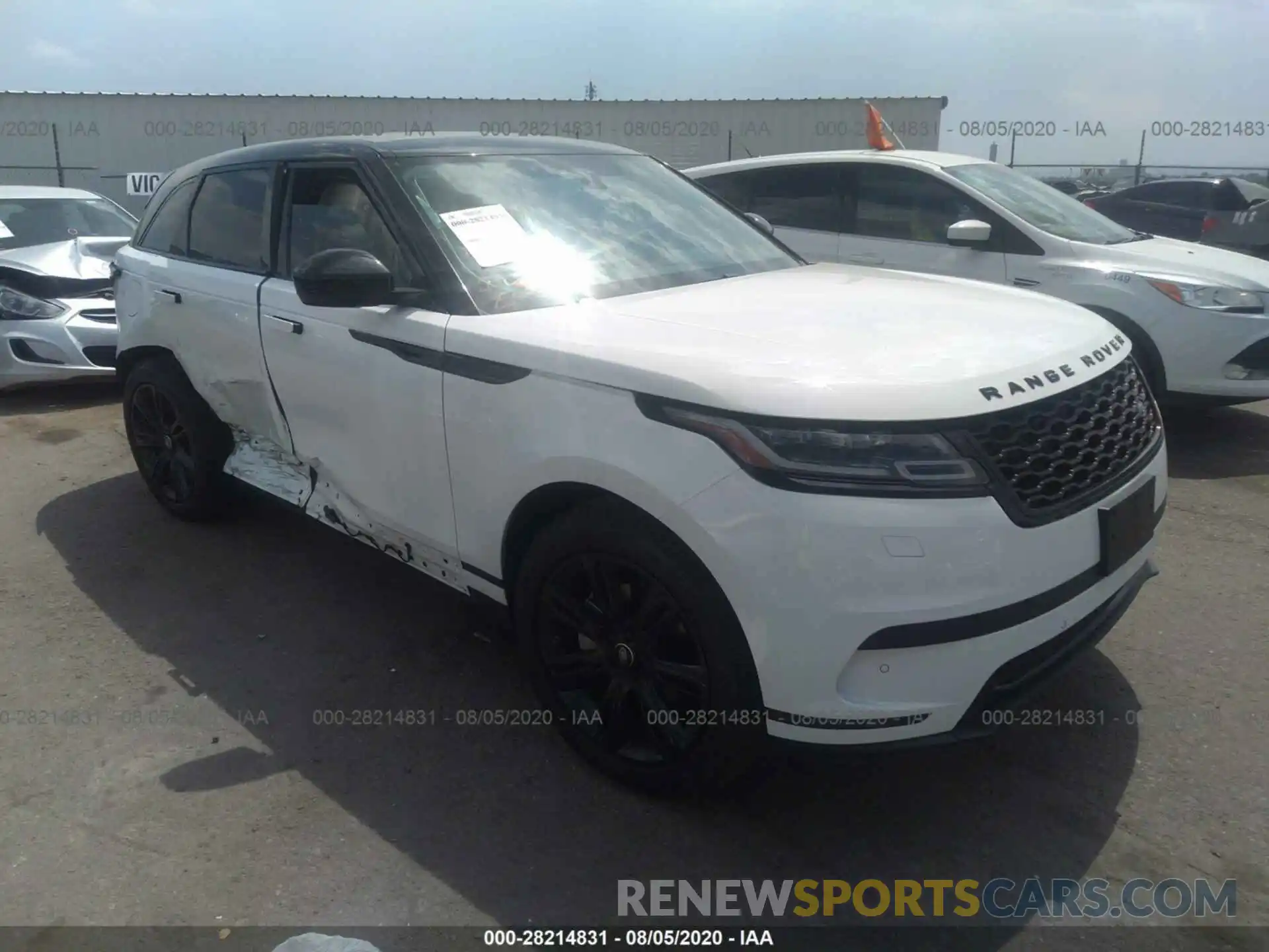 1 Photograph of a damaged car SALYB2EX8LA254660 LAND ROVER RANGE ROVER VELAR 2020