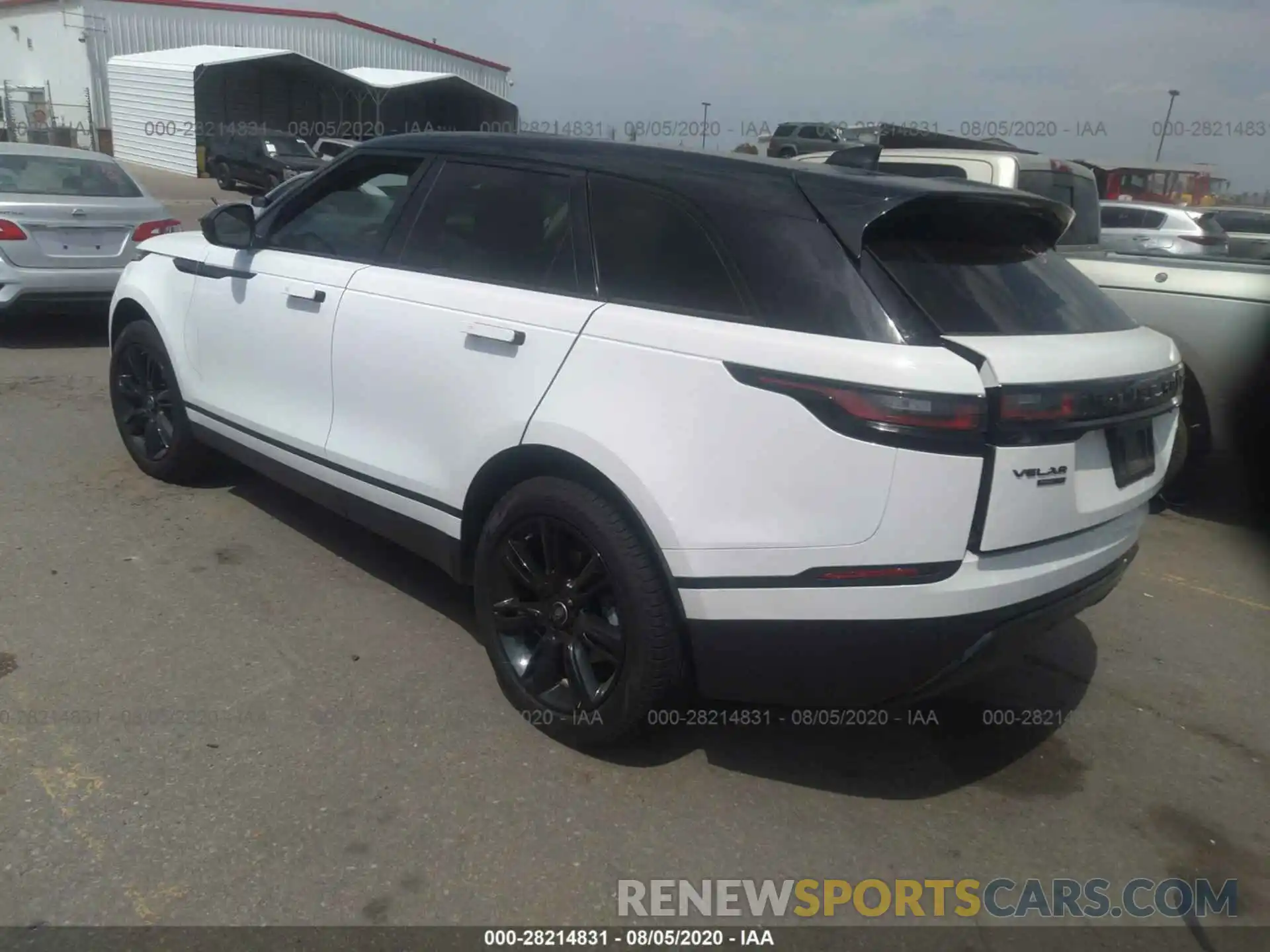 3 Photograph of a damaged car SALYB2EX8LA254660 LAND ROVER RANGE ROVER VELAR 2020