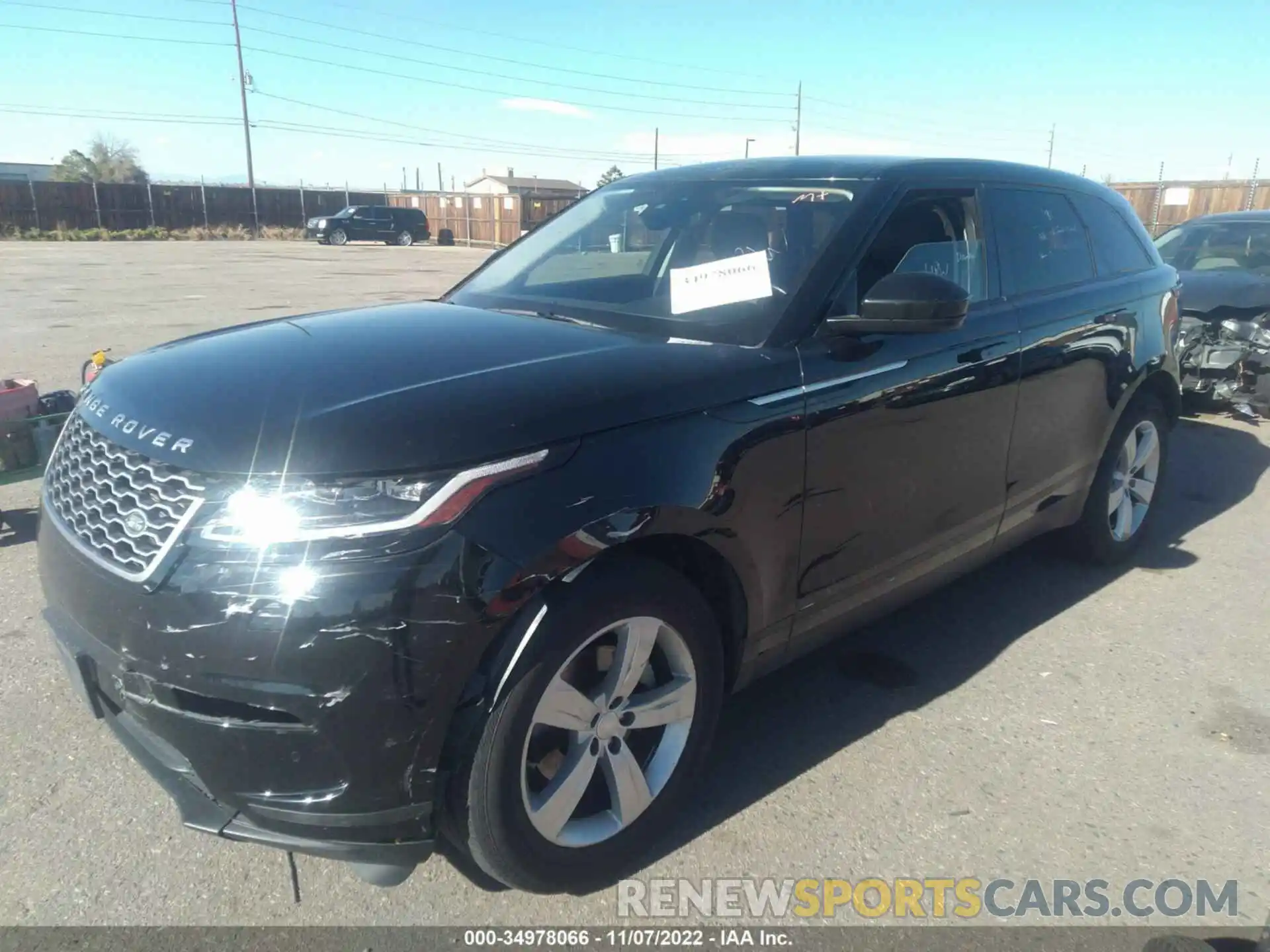 2 Photograph of a damaged car SALYB2EX8LA258773 LAND ROVER RANGE ROVER VELAR 2020