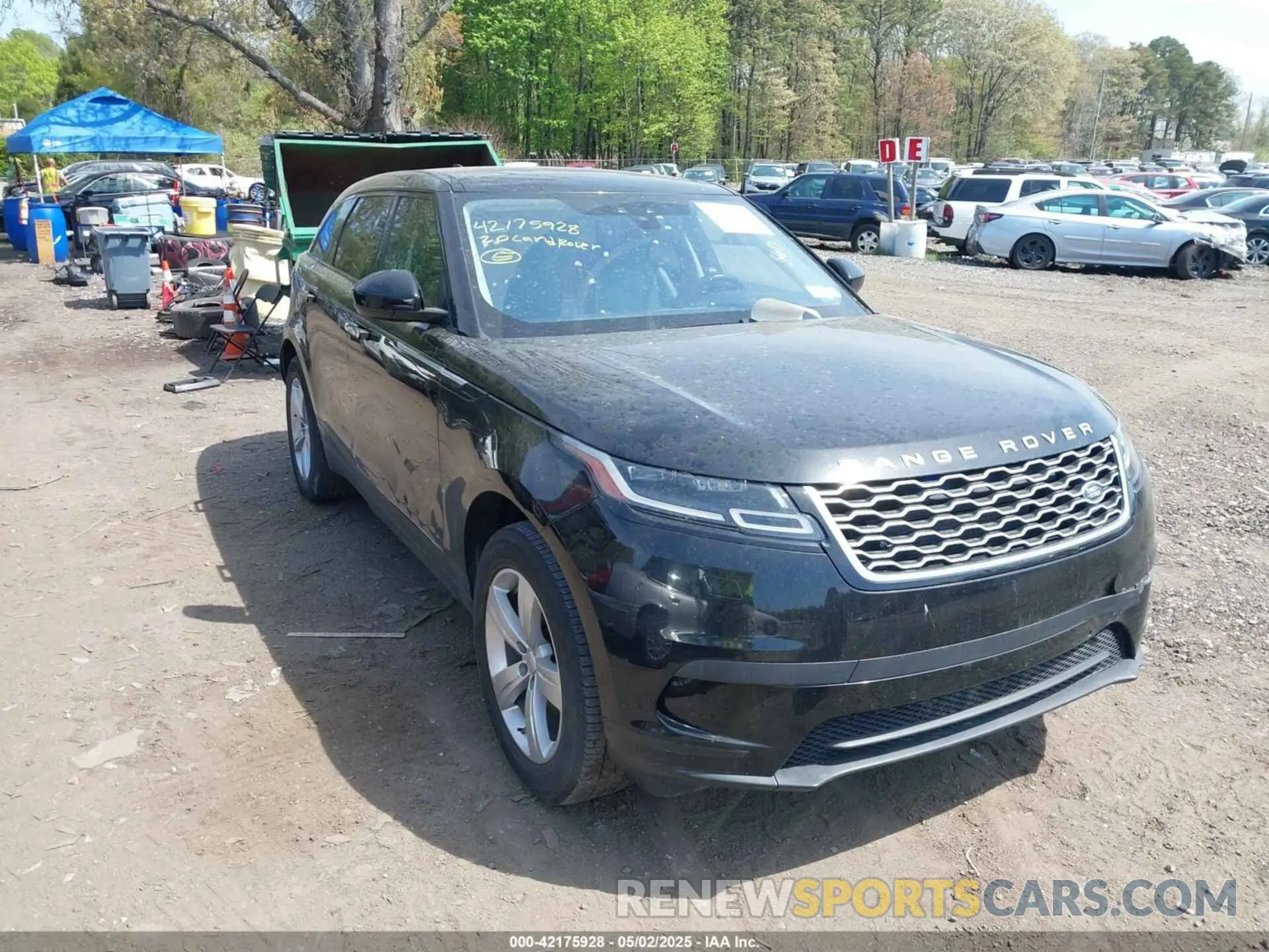 1 Photograph of a damaged car SALYB2EX8LA265495 LAND ROVER RANGE ROVER VELAR 2020