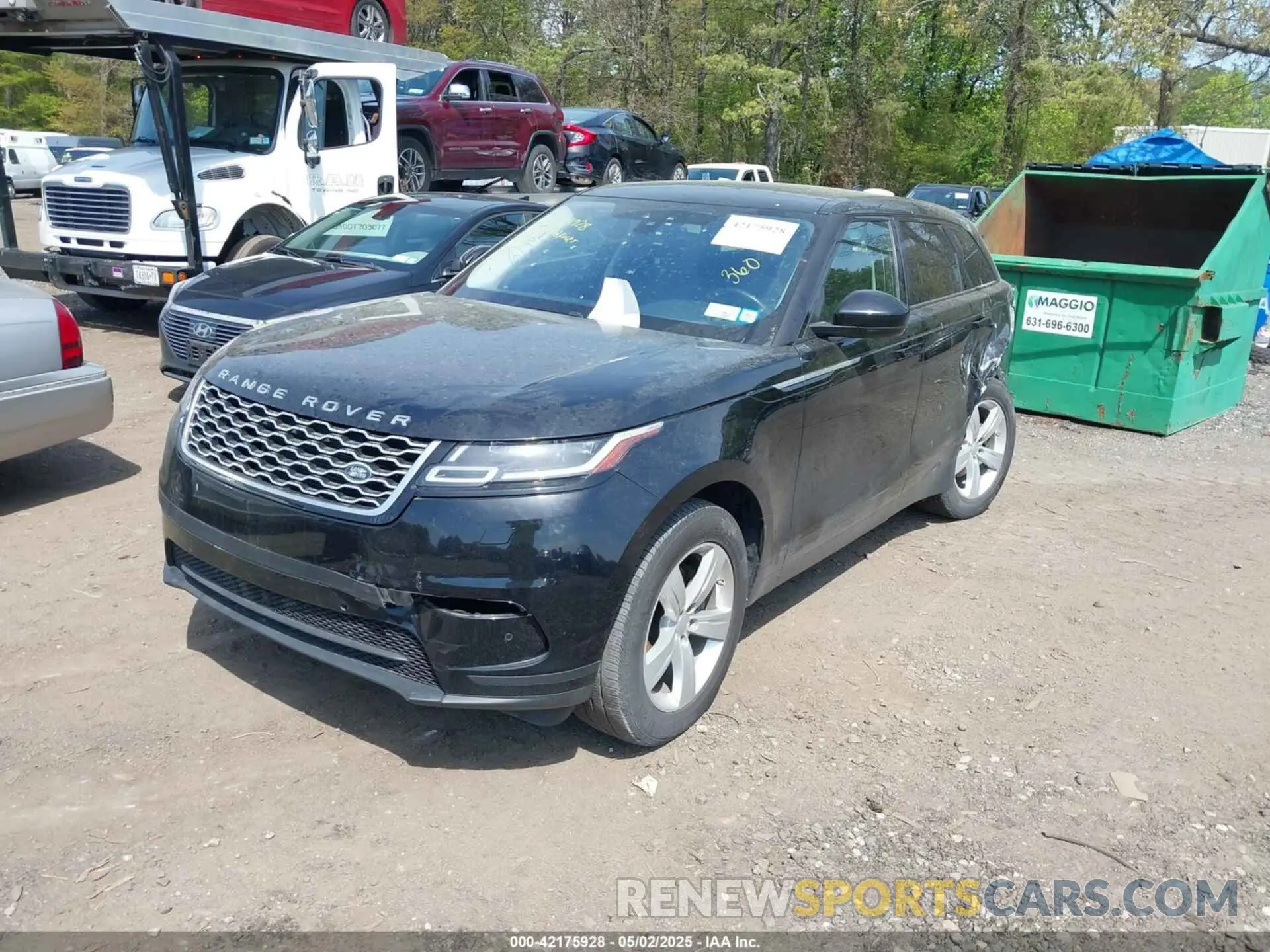 2 Photograph of a damaged car SALYB2EX8LA265495 LAND ROVER RANGE ROVER VELAR 2020