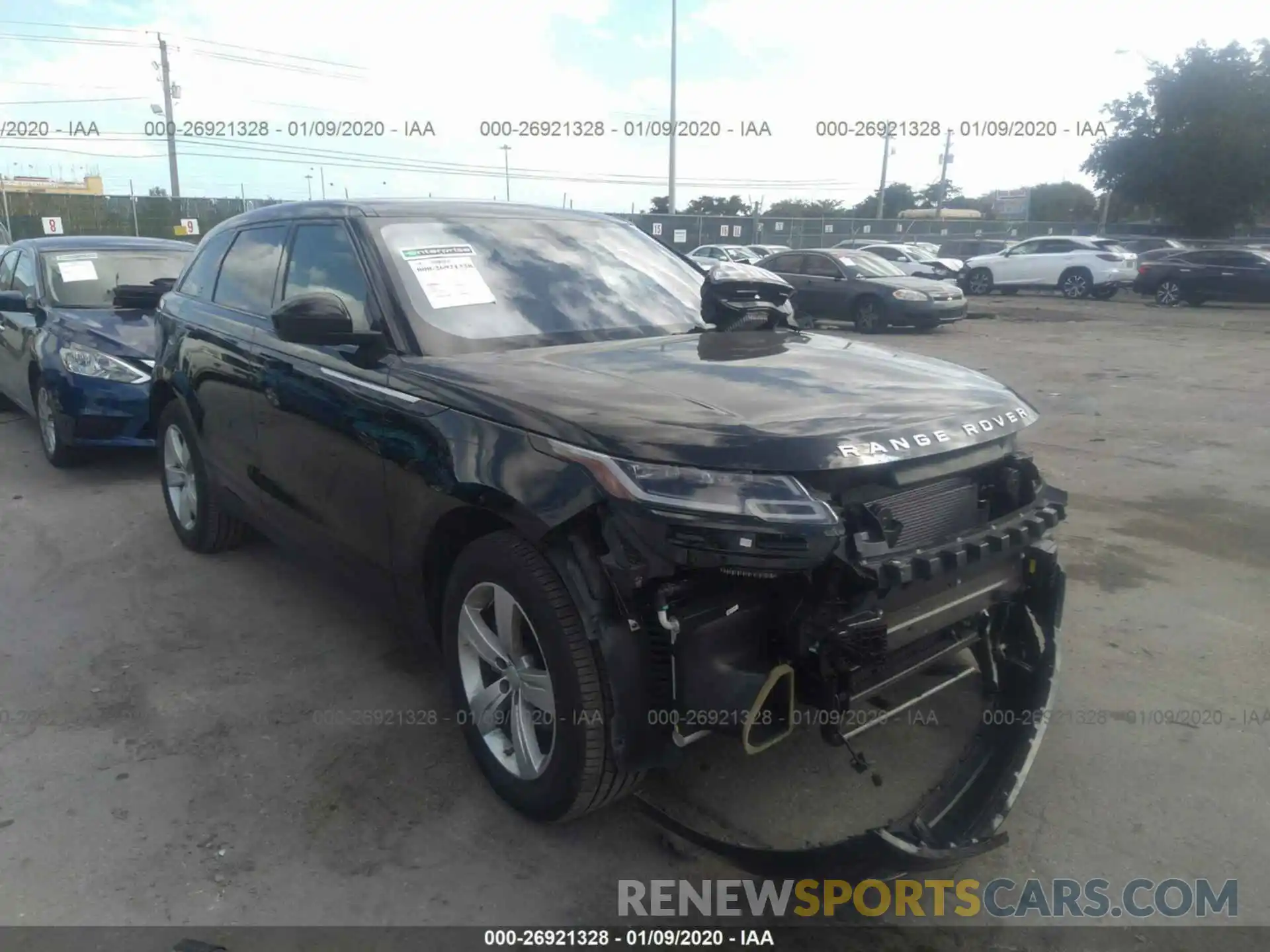 1 Photograph of a damaged car SALYB2EX9LA248558 LAND ROVER RANGE ROVER VELAR 2020