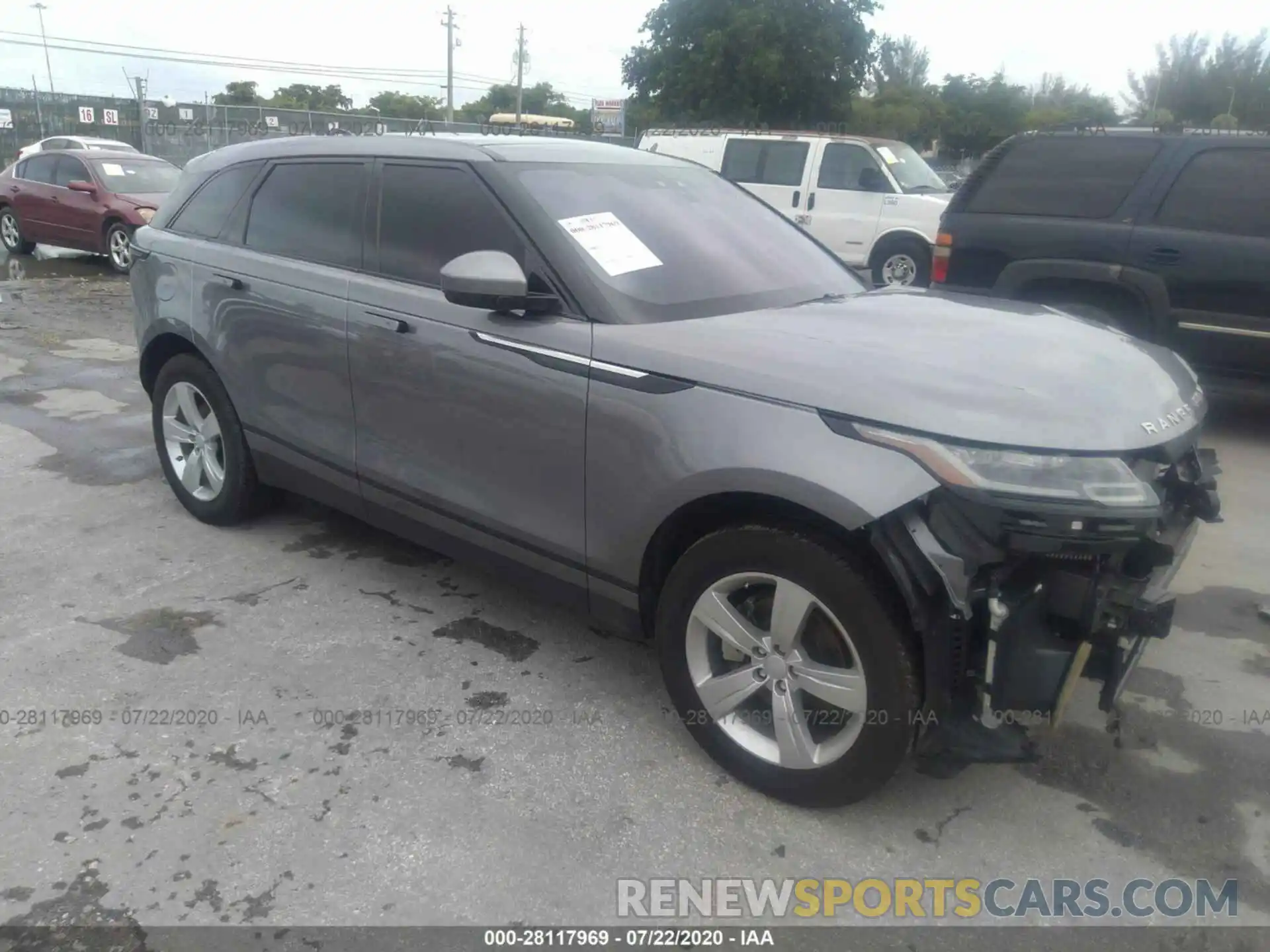 1 Photograph of a damaged car SALYB2EX9LA252075 LAND ROVER RANGE ROVER VELAR 2020