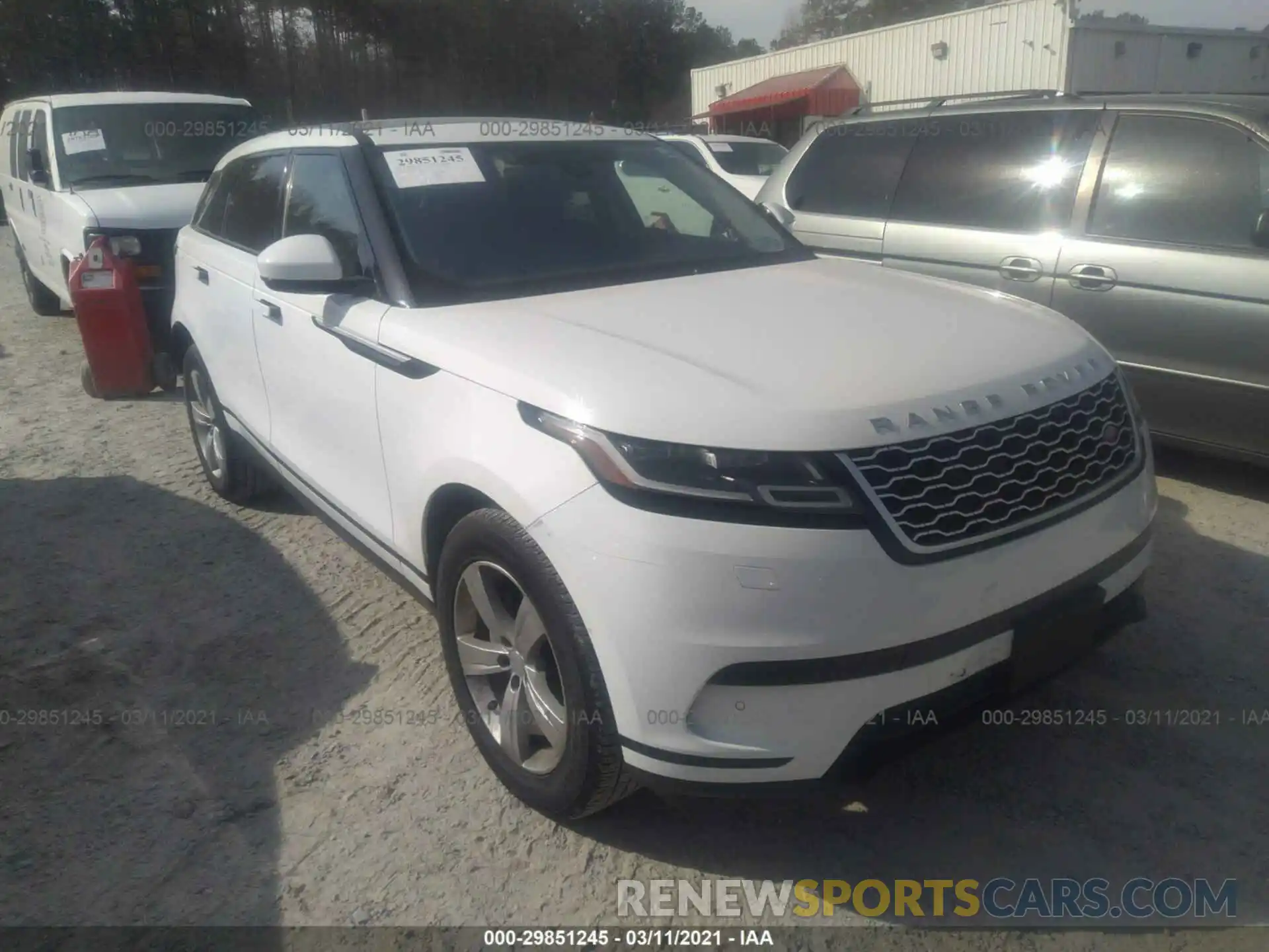 1 Photograph of a damaged car SALYB2EXXLA258418 LAND ROVER RANGE ROVER VELAR 2020