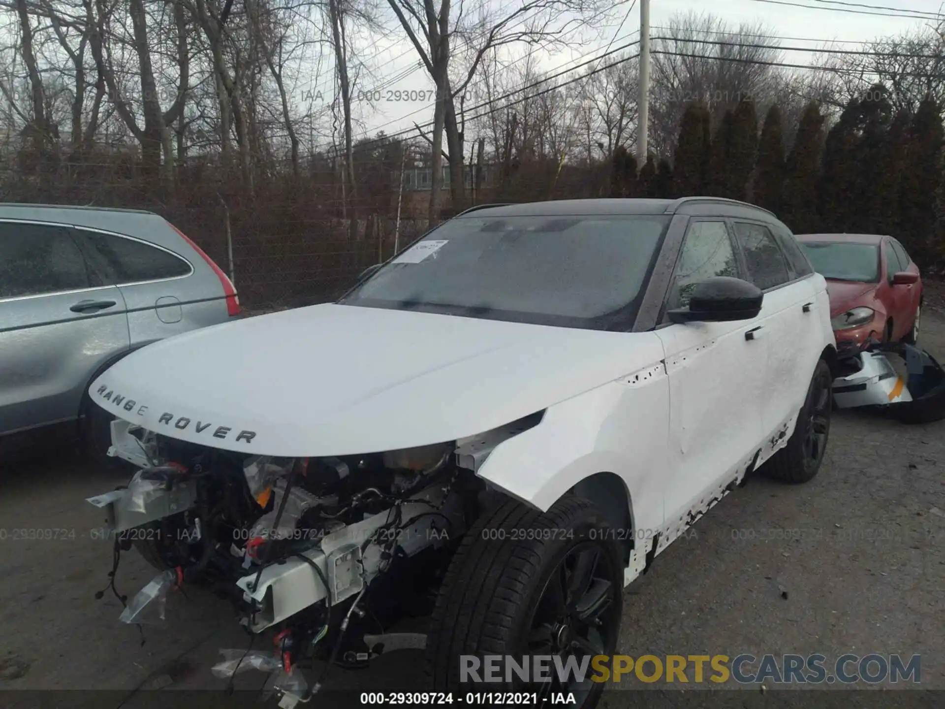 2 Photograph of a damaged car SALYB2EXXLA296148 LAND ROVER RANGE ROVER VELAR 2020