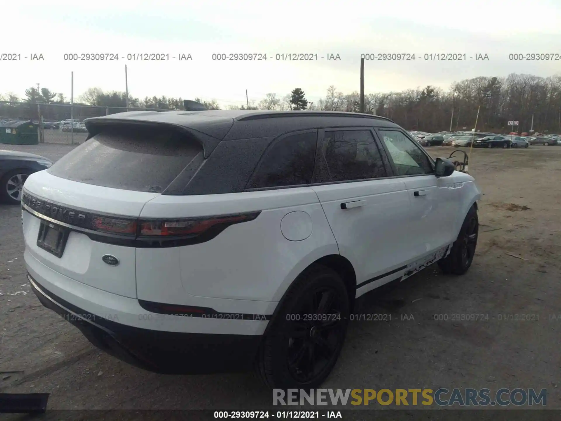 4 Photograph of a damaged car SALYB2EXXLA296148 LAND ROVER RANGE ROVER VELAR 2020