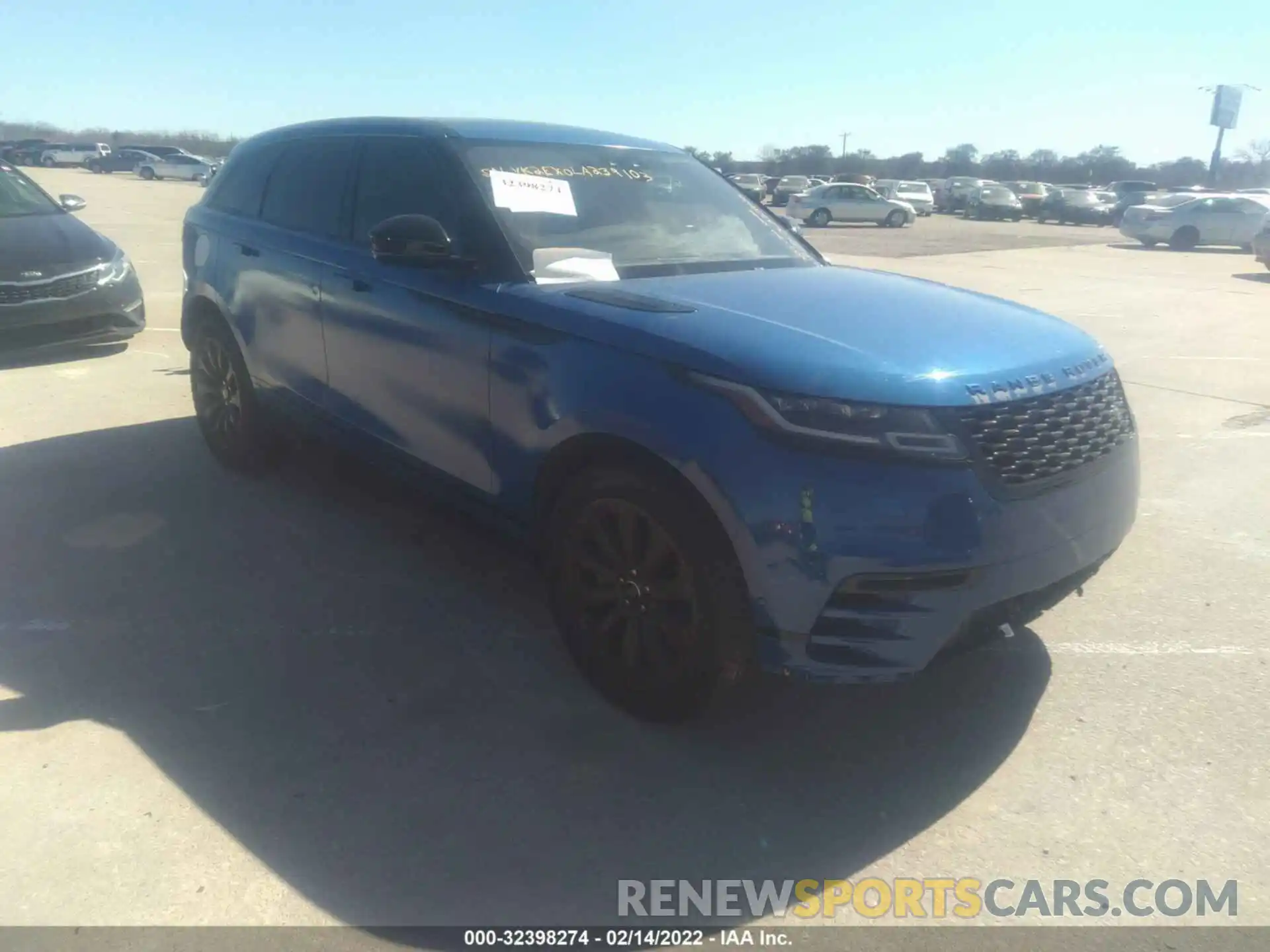 1 Photograph of a damaged car SALYK2EX0LA239103 LAND ROVER RANGE ROVER VELAR 2020