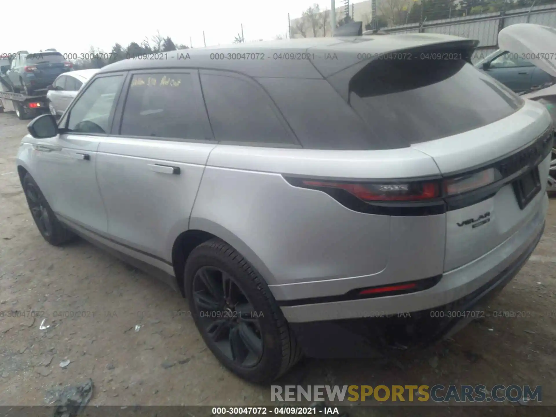 3 Photograph of a damaged car SALYK2EX0LA259531 LAND ROVER RANGE ROVER VELAR 2020