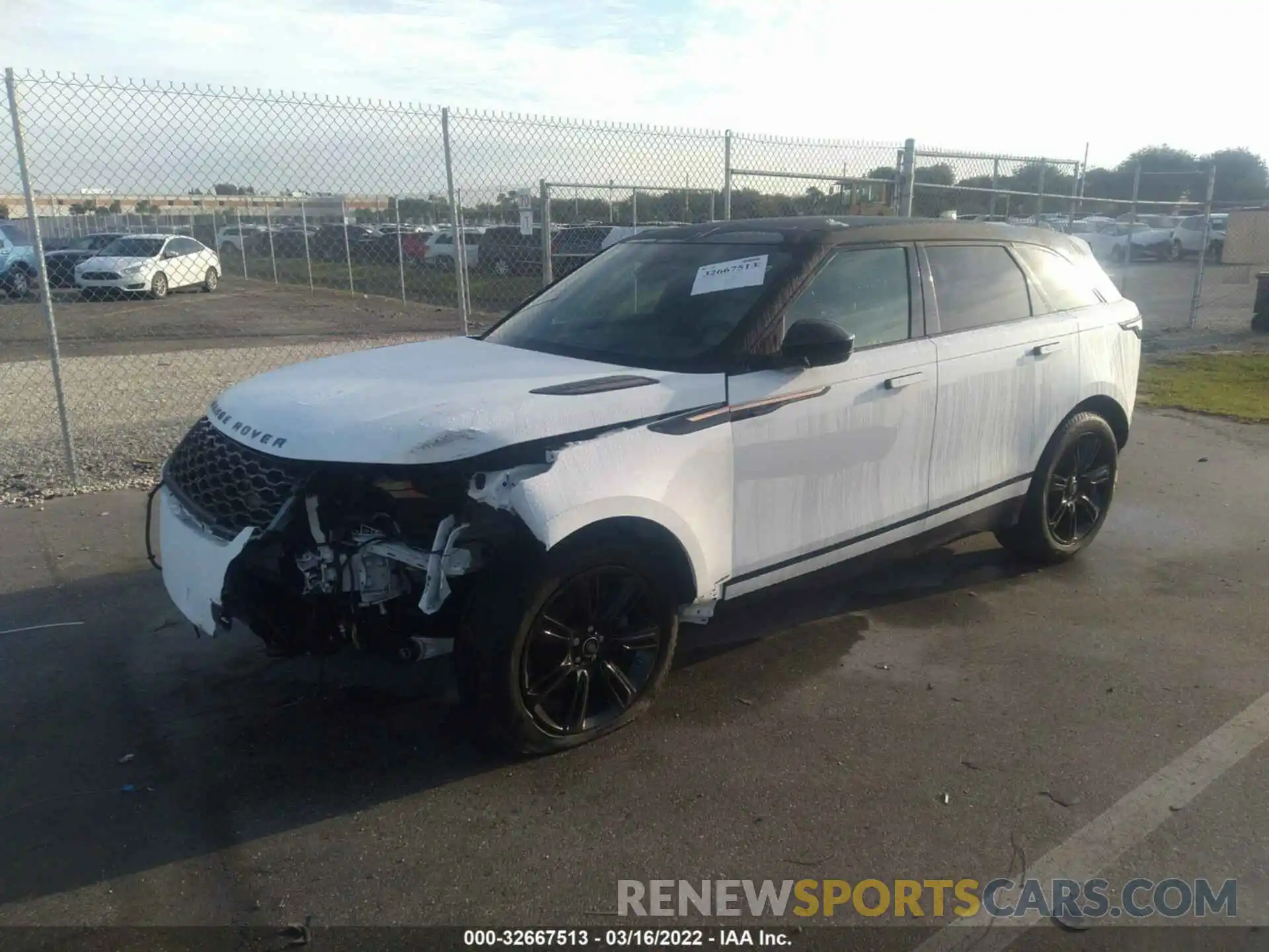 2 Photograph of a damaged car SALYK2EX1LA295020 LAND ROVER RANGE ROVER VELAR 2020