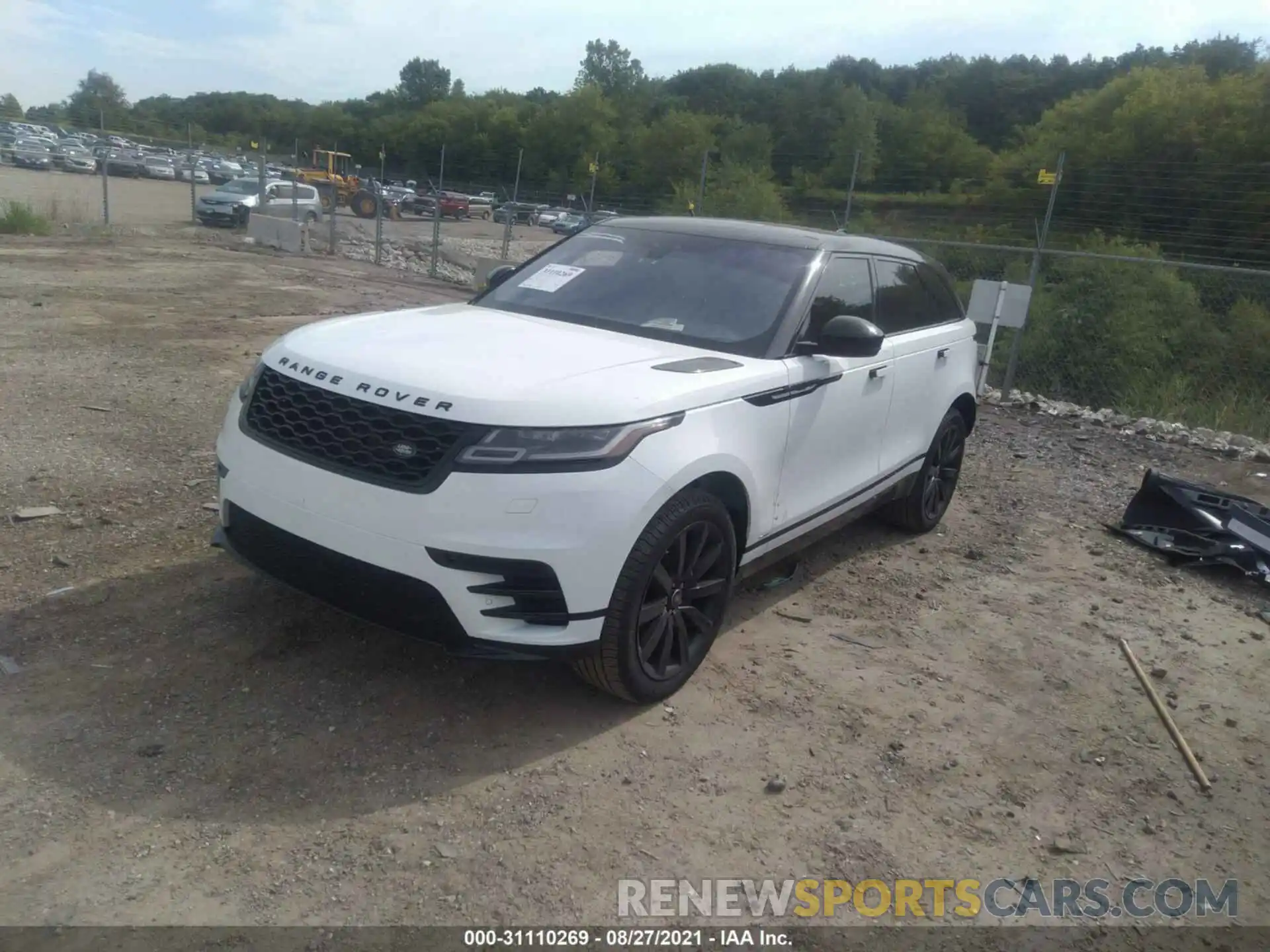 2 Photograph of a damaged car SALYK2EX2LA238051 LAND ROVER RANGE ROVER VELAR 2020