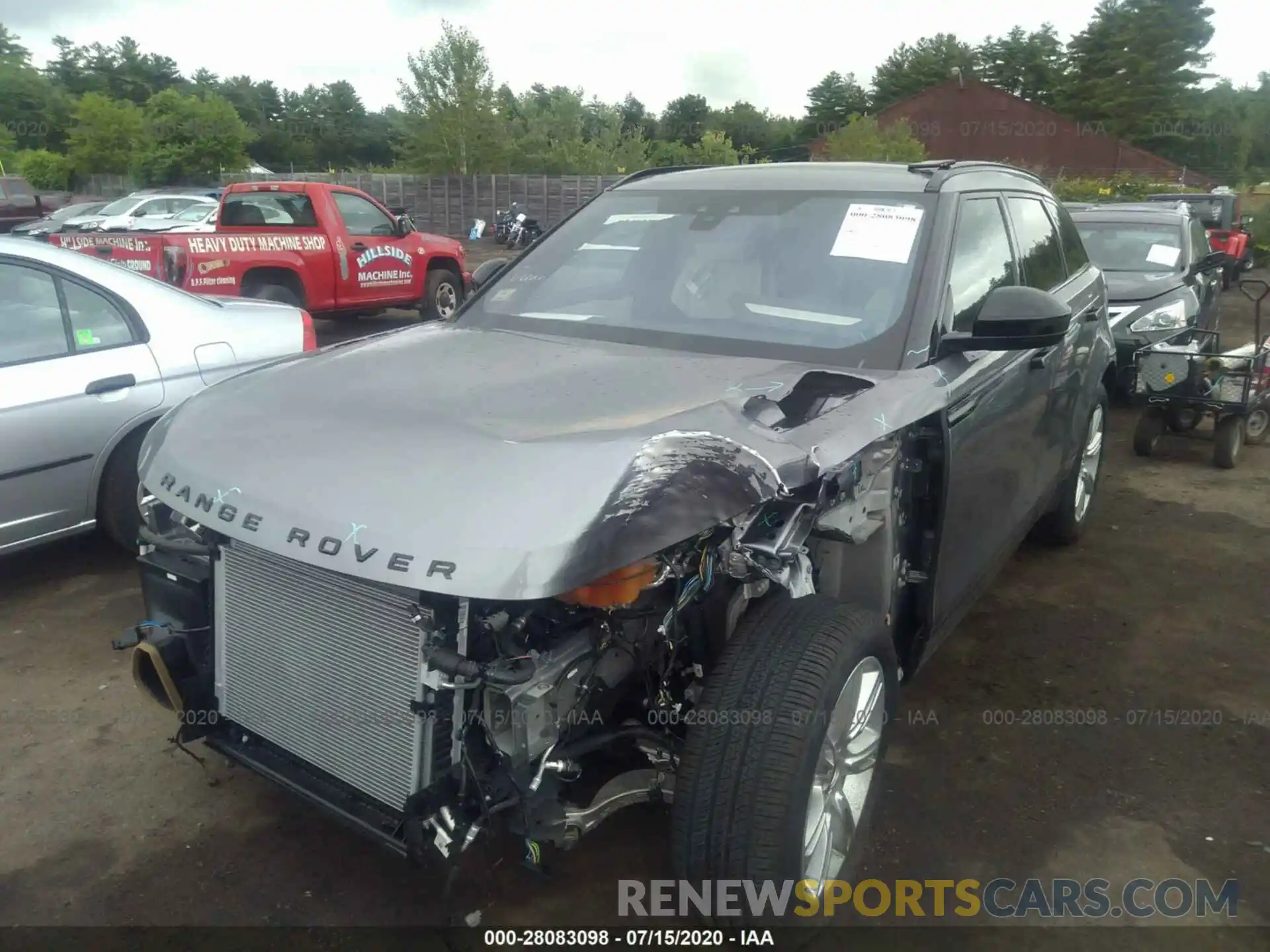 2 Photograph of a damaged car SALYK2EX2LA243976 LAND ROVER RANGE ROVER VELAR 2020