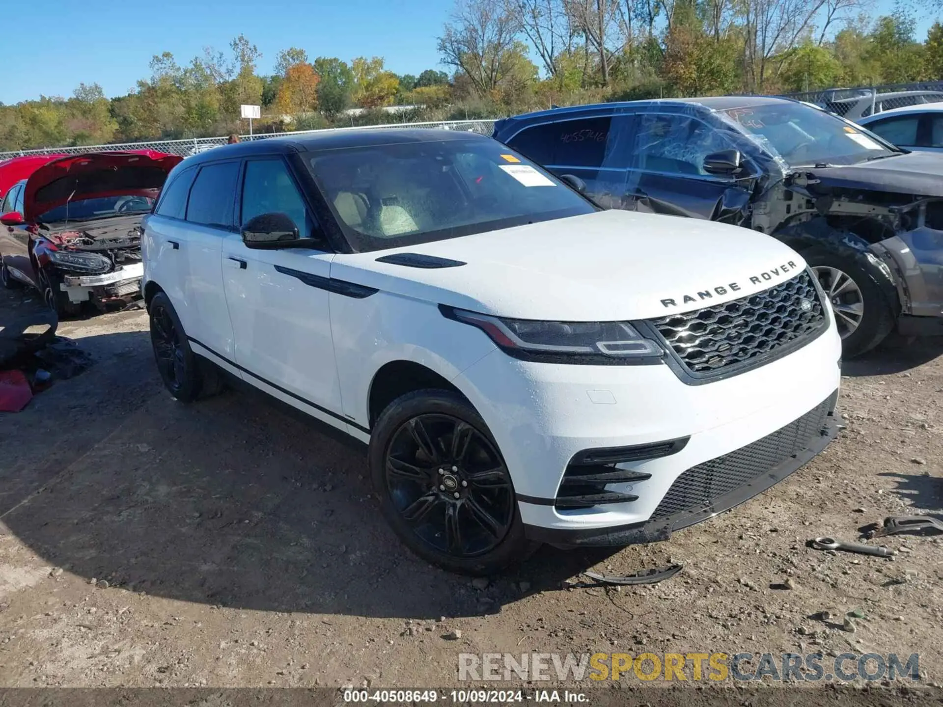 1 Photograph of a damaged car SALYK2EX2LA255495 LAND ROVER RANGE ROVER VELAR 2020