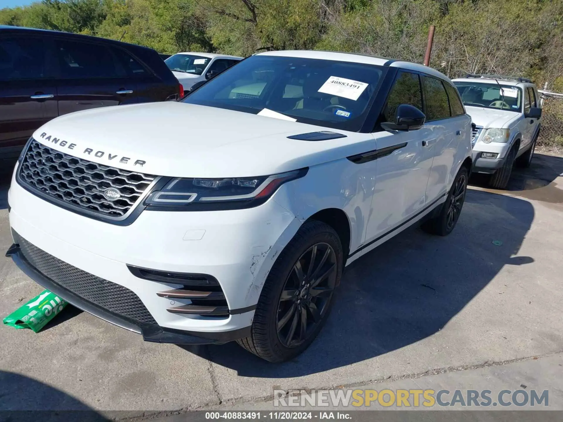 2 Photograph of a damaged car SALYK2EX3LA238074 LAND ROVER RANGE ROVER VELAR 2020