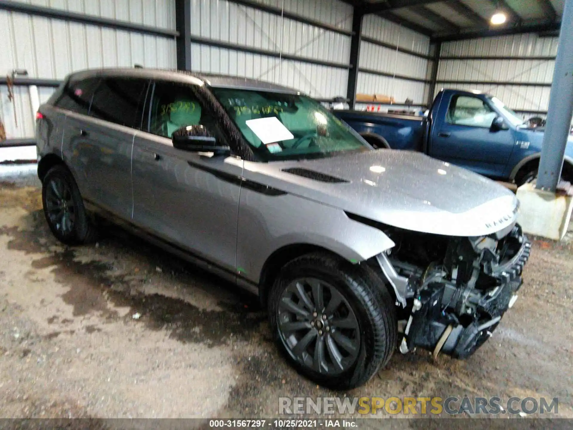 1 Photograph of a damaged car SALYK2EX3LA285007 LAND ROVER RANGE ROVER VELAR 2020