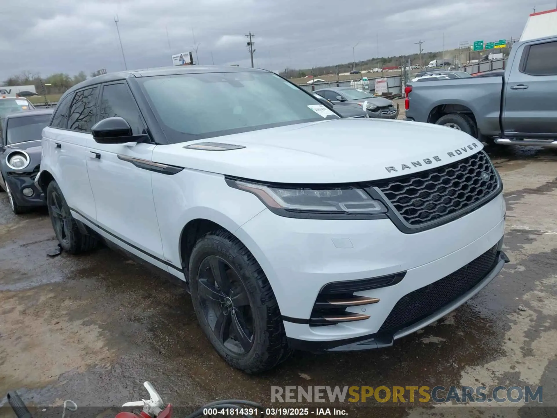 1 Photograph of a damaged car SALYK2EX3LA291471 LAND ROVER RANGE ROVER VELAR 2020