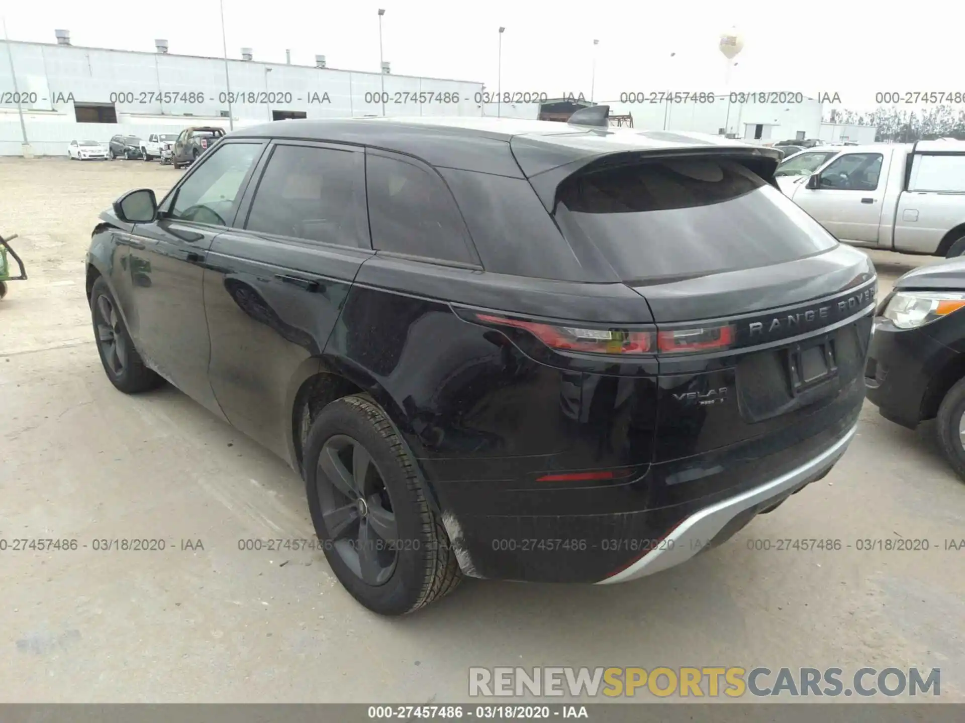 3 Photograph of a damaged car SALYK2EX4LA253361 LAND ROVER RANGE ROVER VELAR 2020