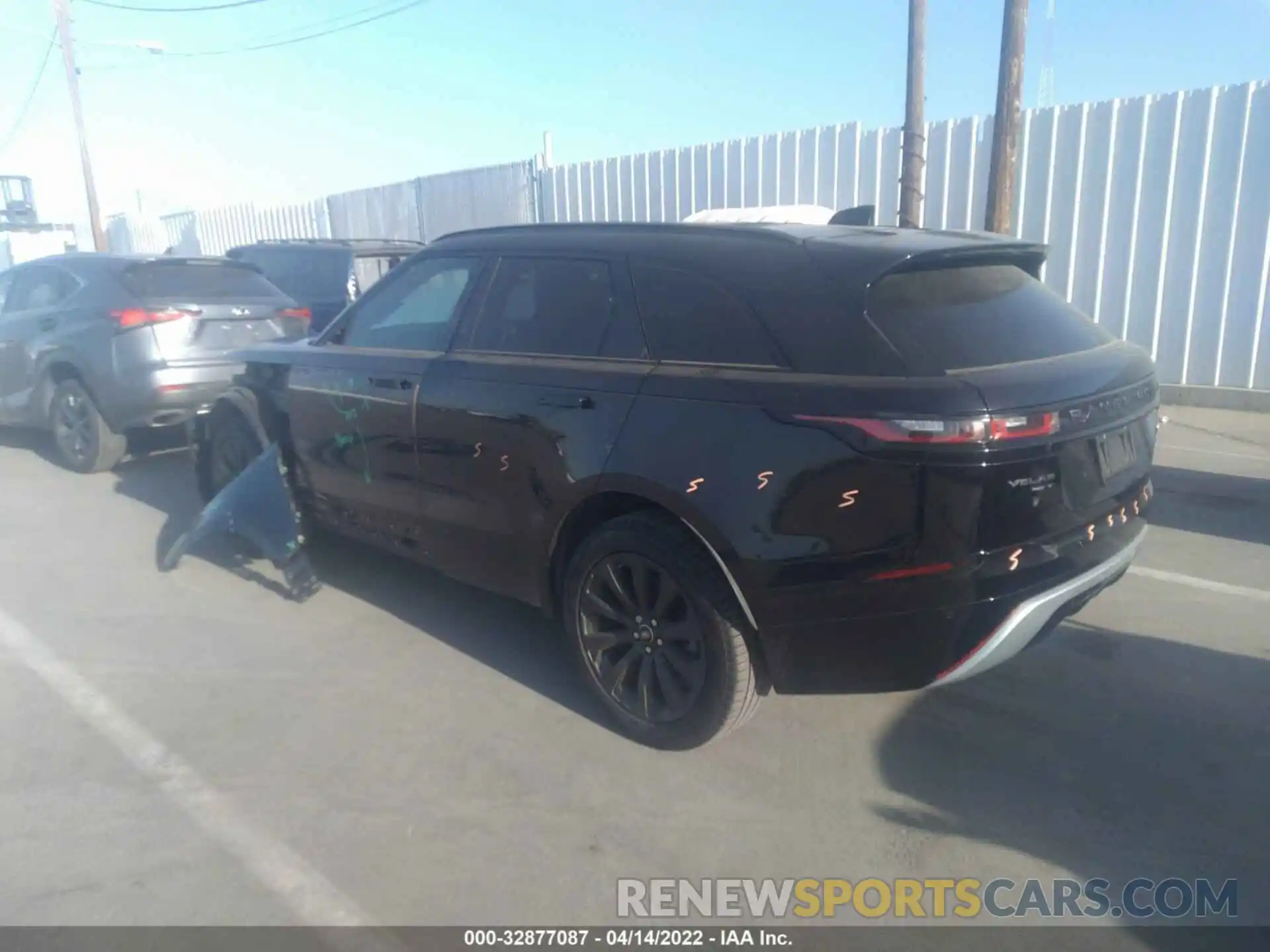 3 Photograph of a damaged car SALYK2EX5LA287163 LAND ROVER RANGE ROVER VELAR 2020