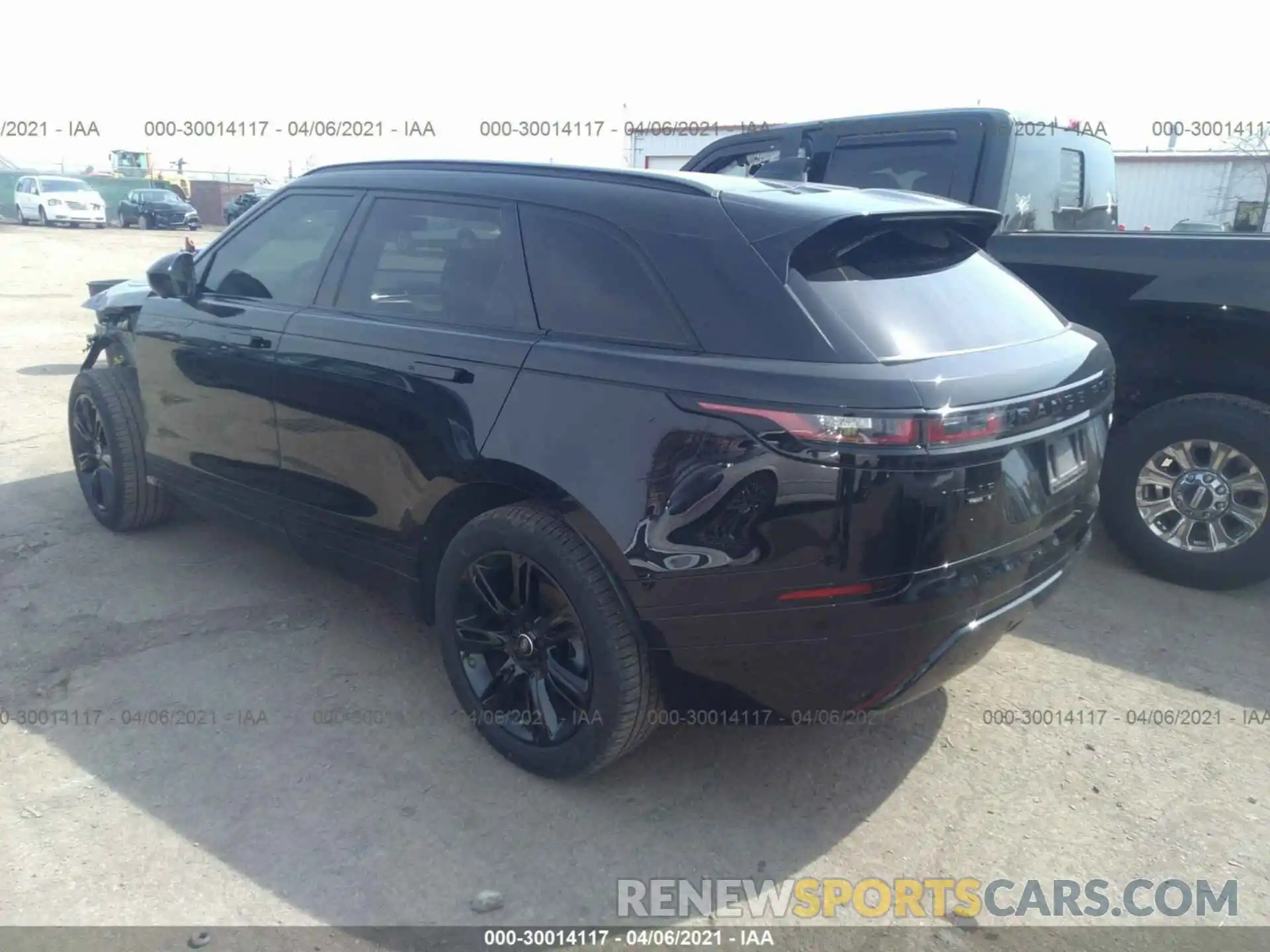 3 Photograph of a damaged car SALYK2EX7LA276262 LAND ROVER RANGE ROVER VELAR 2020