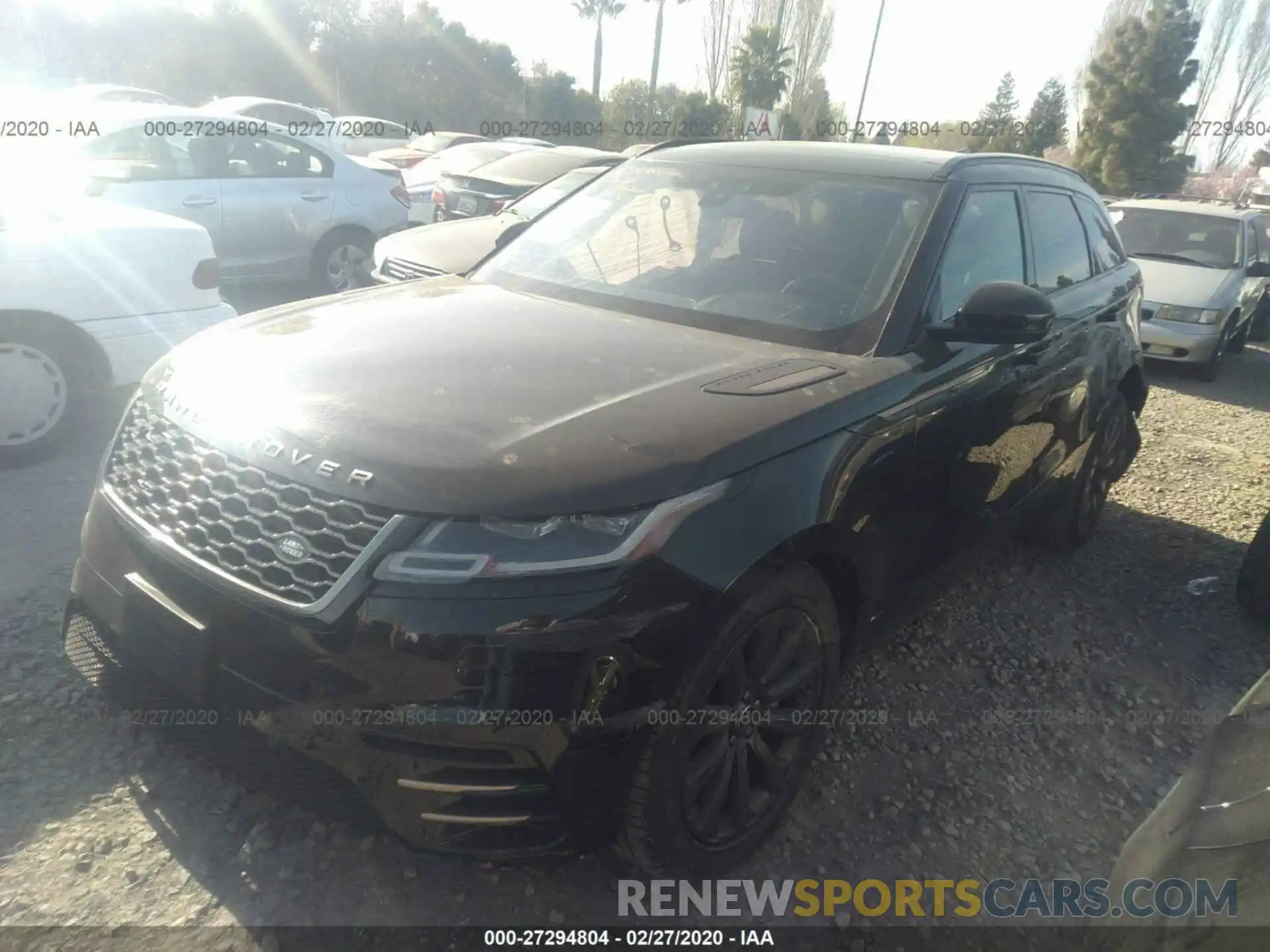 2 Photograph of a damaged car SALYK2EX8LA240256 LAND ROVER RANGE ROVER VELAR 2020