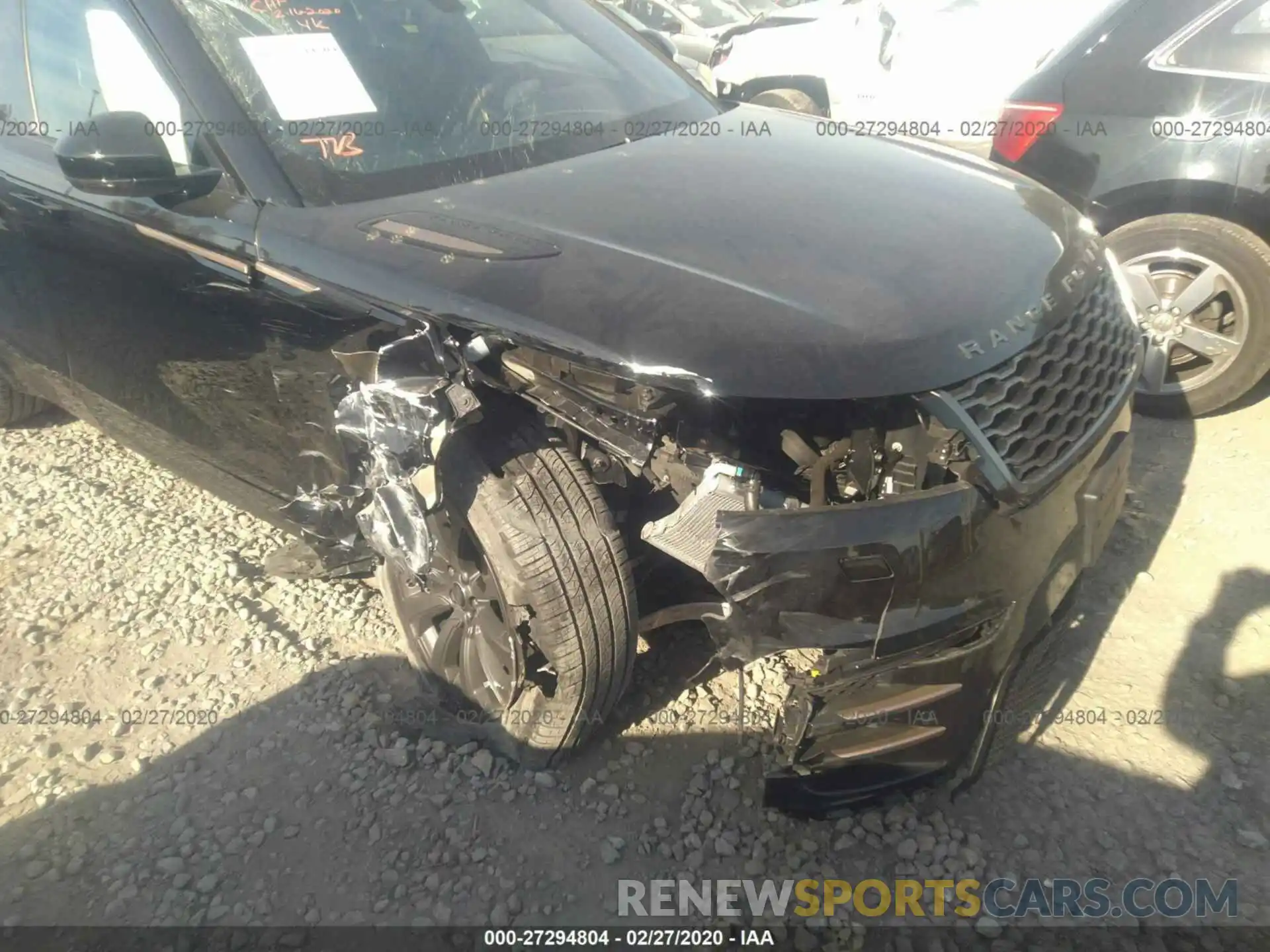 6 Photograph of a damaged car SALYK2EX8LA240256 LAND ROVER RANGE ROVER VELAR 2020