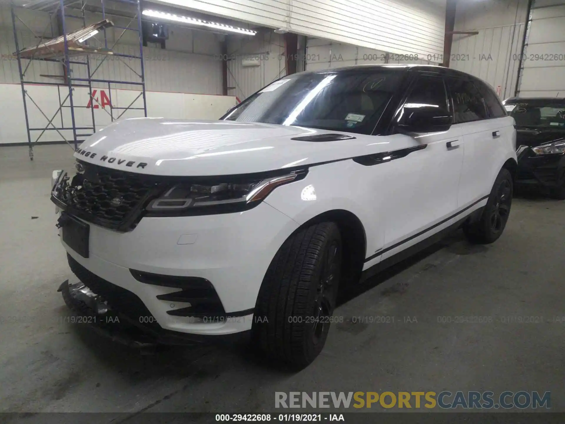 2 Photograph of a damaged car SALYK2EX9LA275095 LAND ROVER RANGE ROVER VELAR 2020