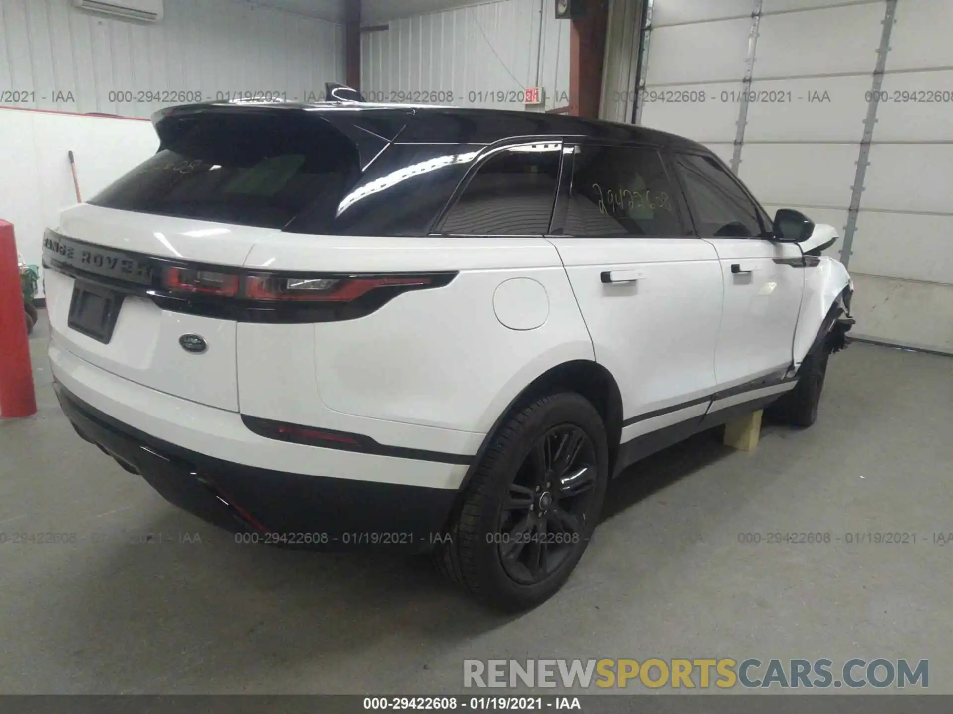 4 Photograph of a damaged car SALYK2EX9LA275095 LAND ROVER RANGE ROVER VELAR 2020